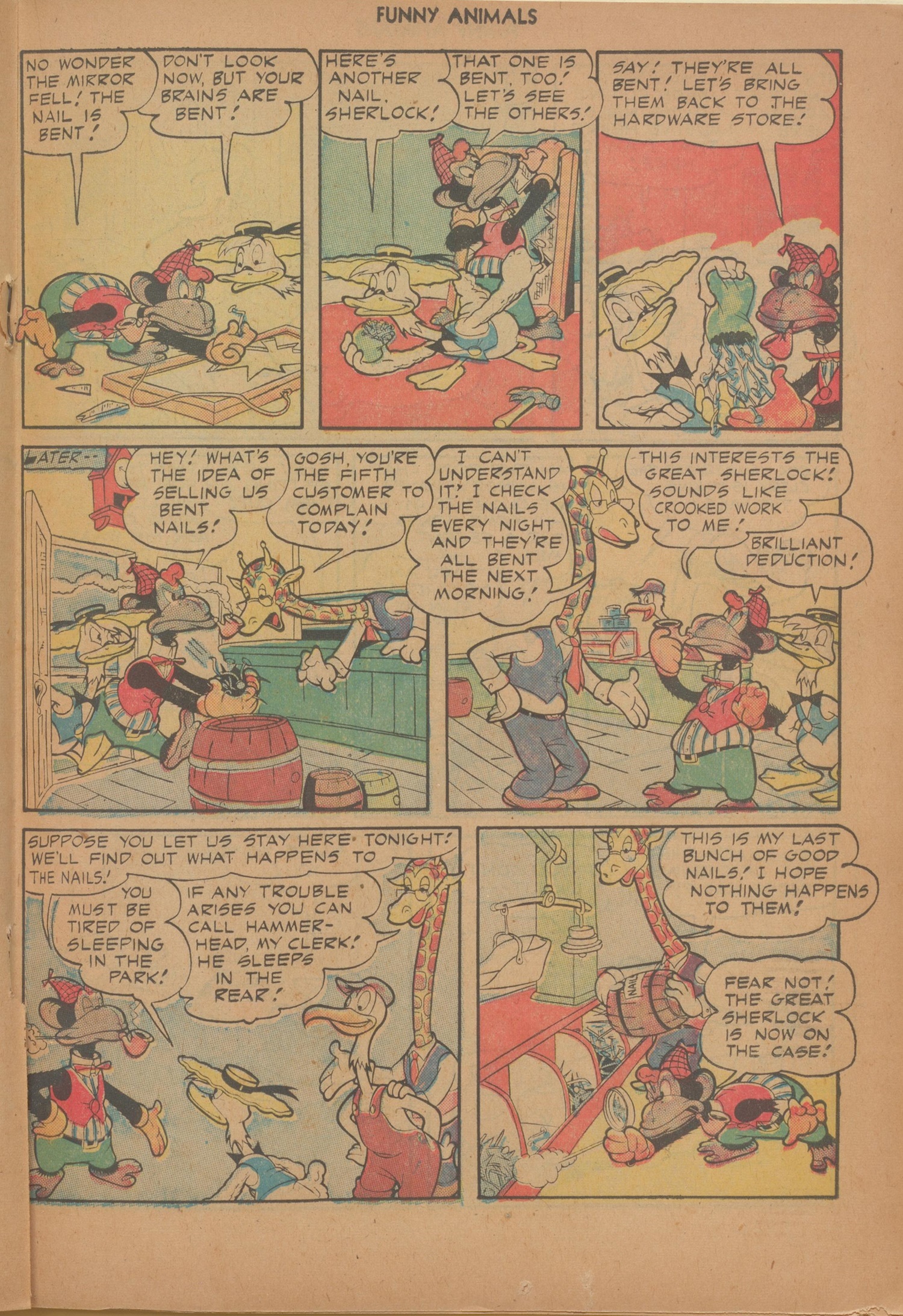Read online Fawcett's Funny Animals comic -  Issue #61 - 19
