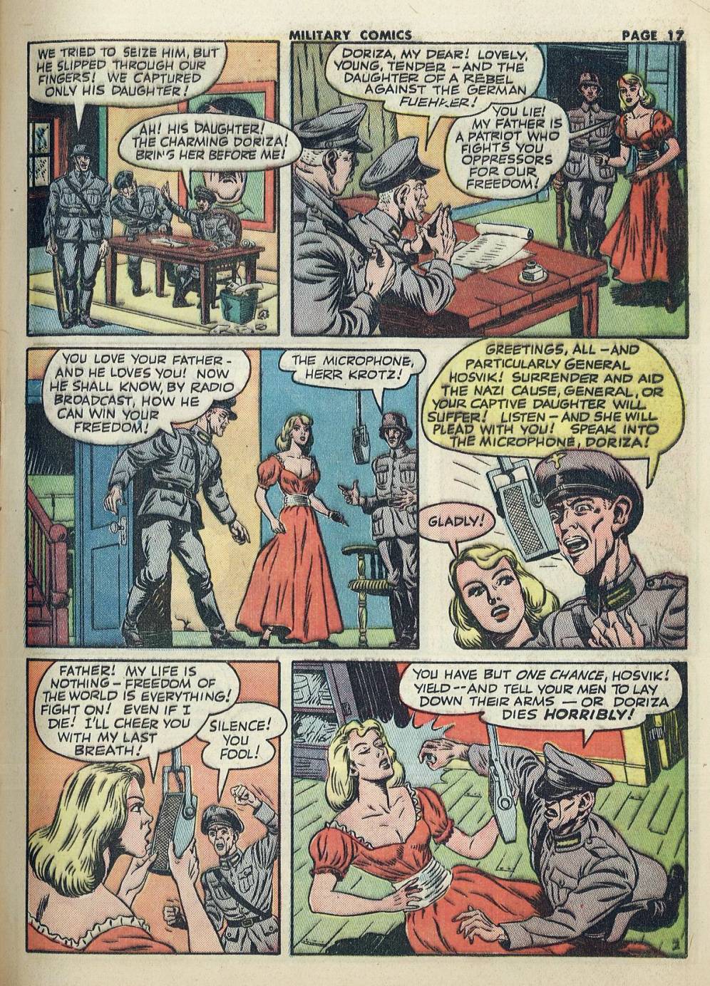 Read online Military Comics comic -  Issue #20 - 19