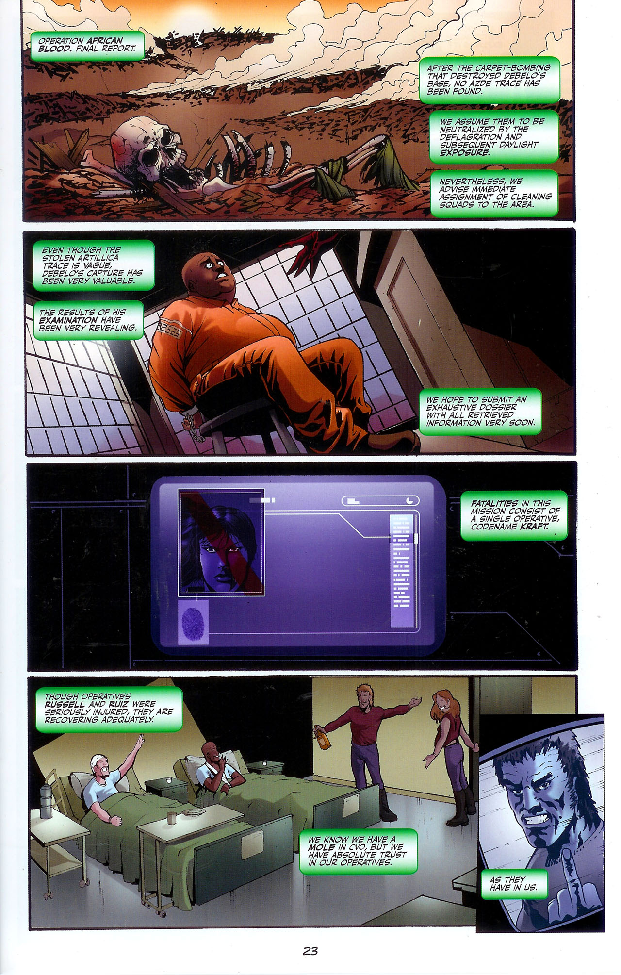 Read online CVO: Covert Vampiric Operations - African Blood comic -  Issue #4 - 24