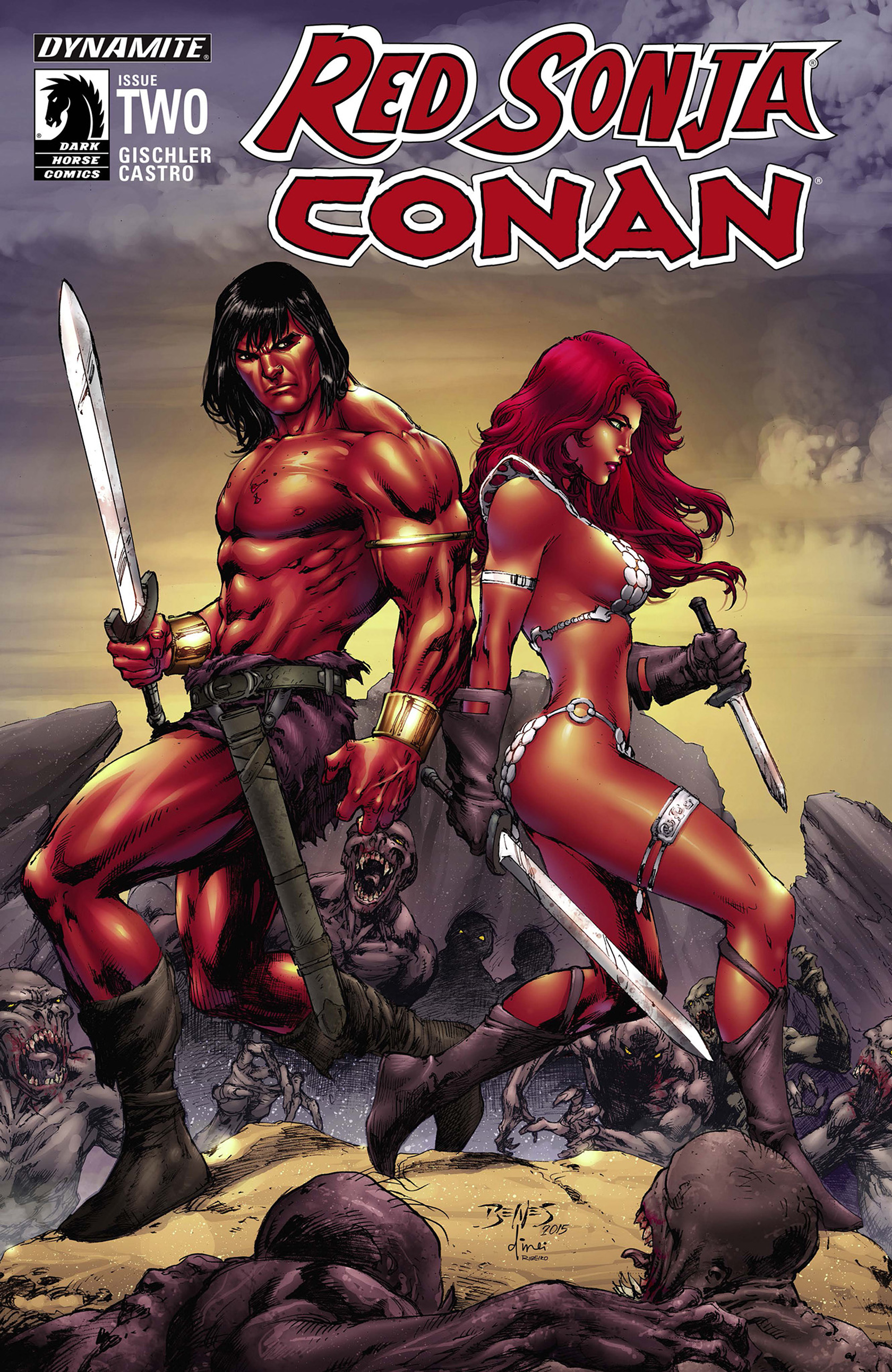 Read online Red Sonja/Conan comic -  Issue #2 - 1