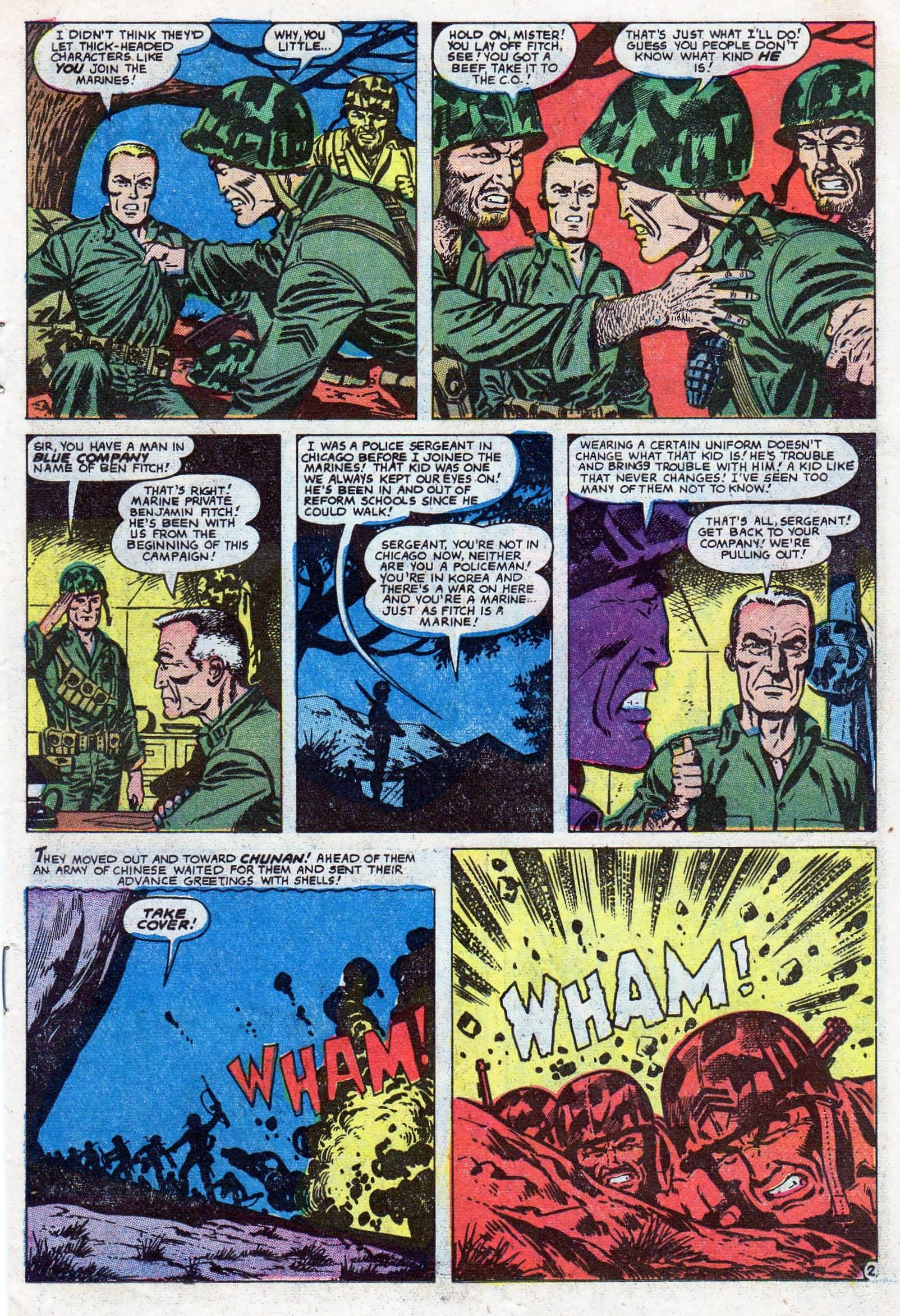 Read online Marines in Action comic -  Issue #13 - 11
