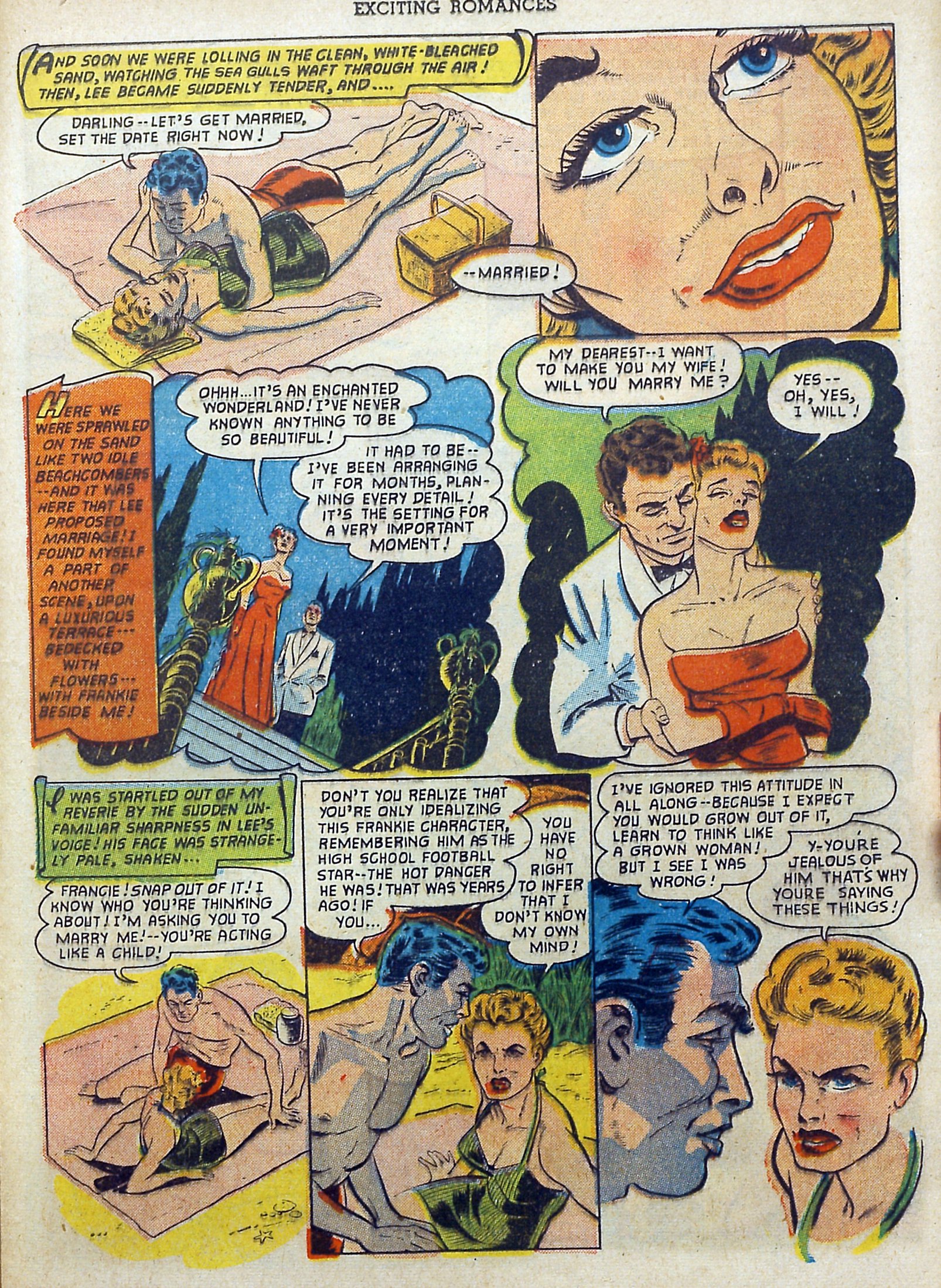 Read online Exciting Romances comic -  Issue #9 - 21