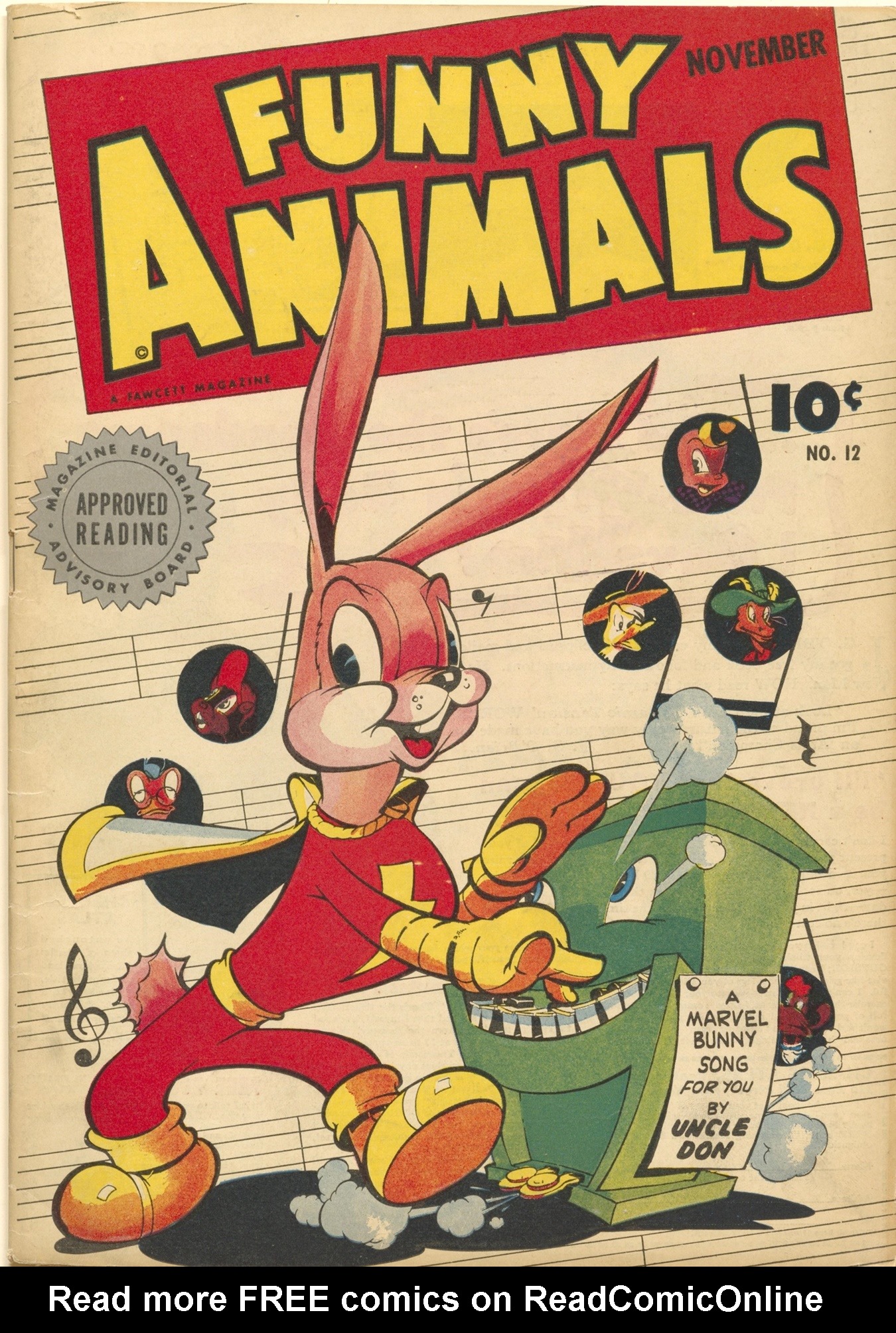 Read online Fawcett's Funny Animals comic -  Issue #12 - 1