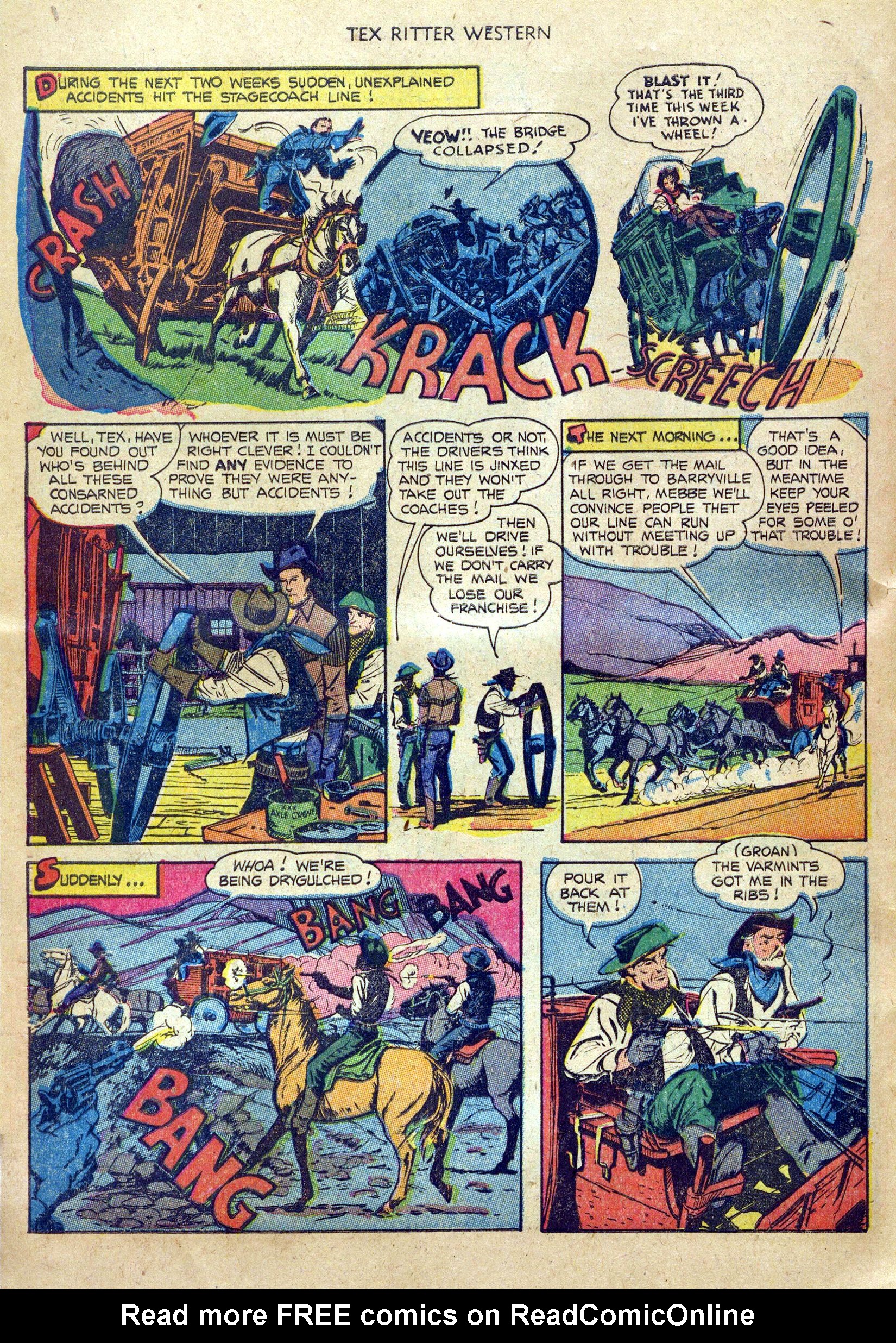 Read online Tex Ritter Western comic -  Issue #20 - 6