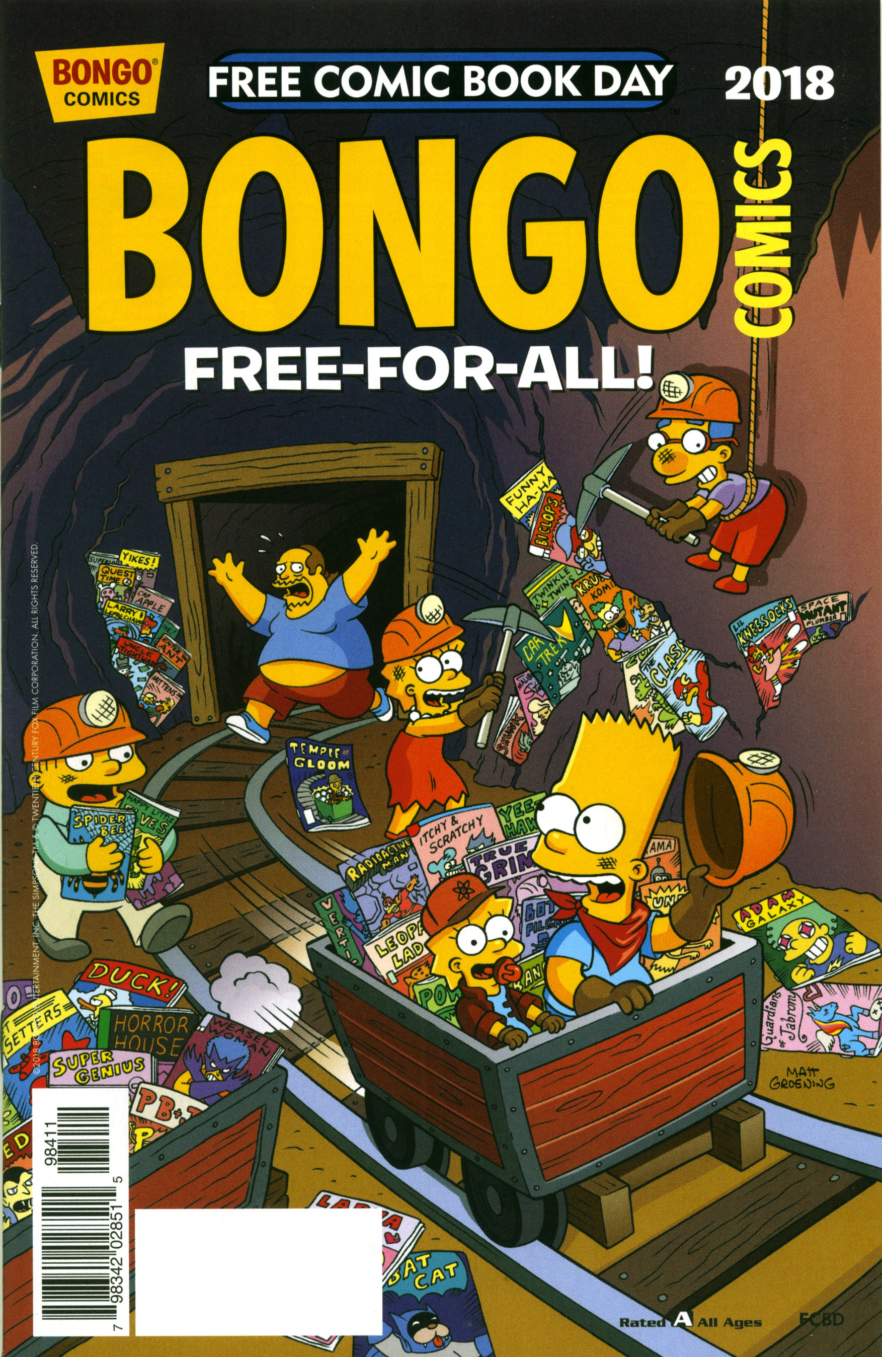 Read online Bongo Comics Free-For-All! comic -  Issue #2018 - 1