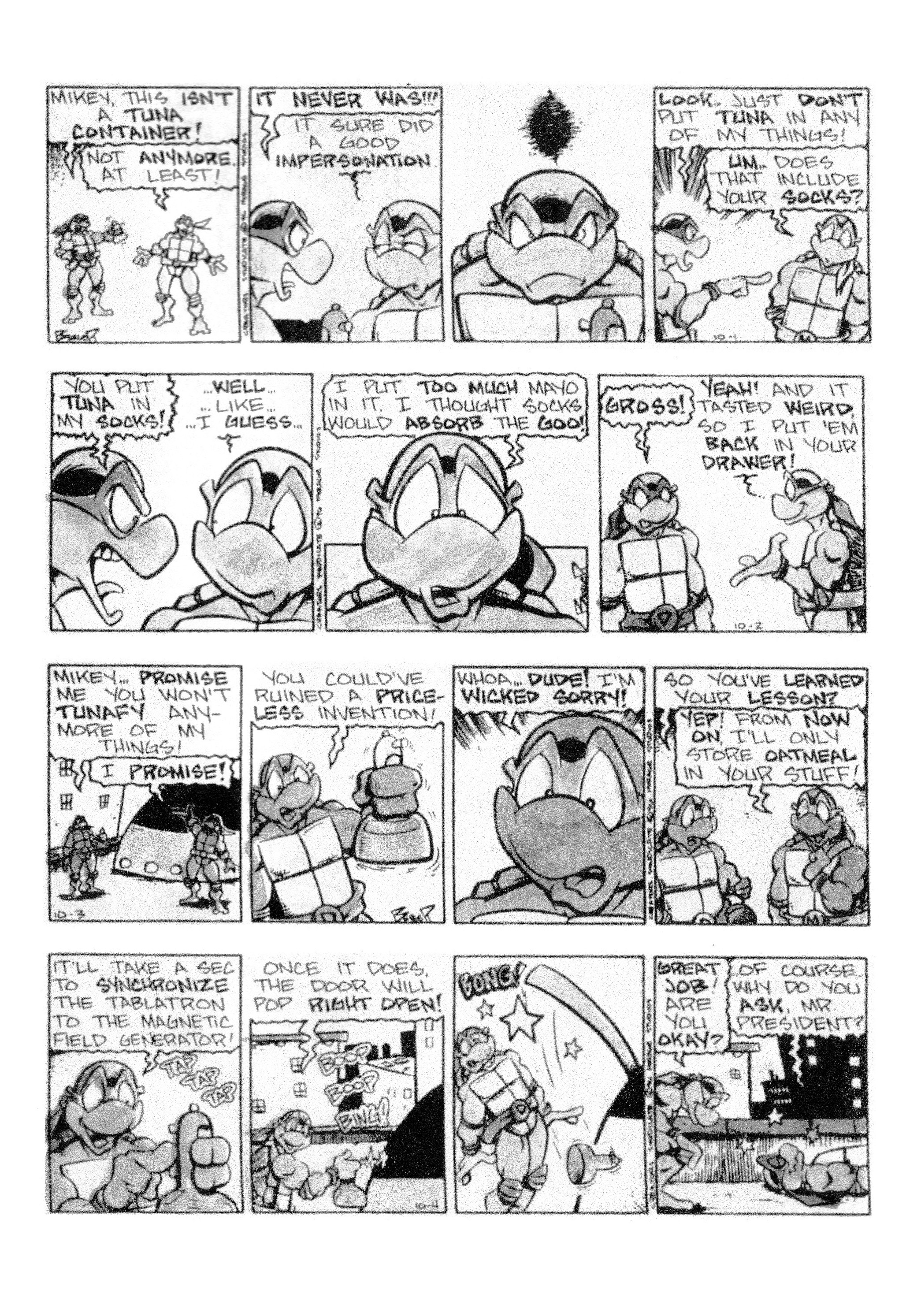Read online Teenage Mutant Ninja Turtles: Complete Newspaper Daily Comic Strip Collection comic -  Issue # TPB 3 (Part 2) - 85
