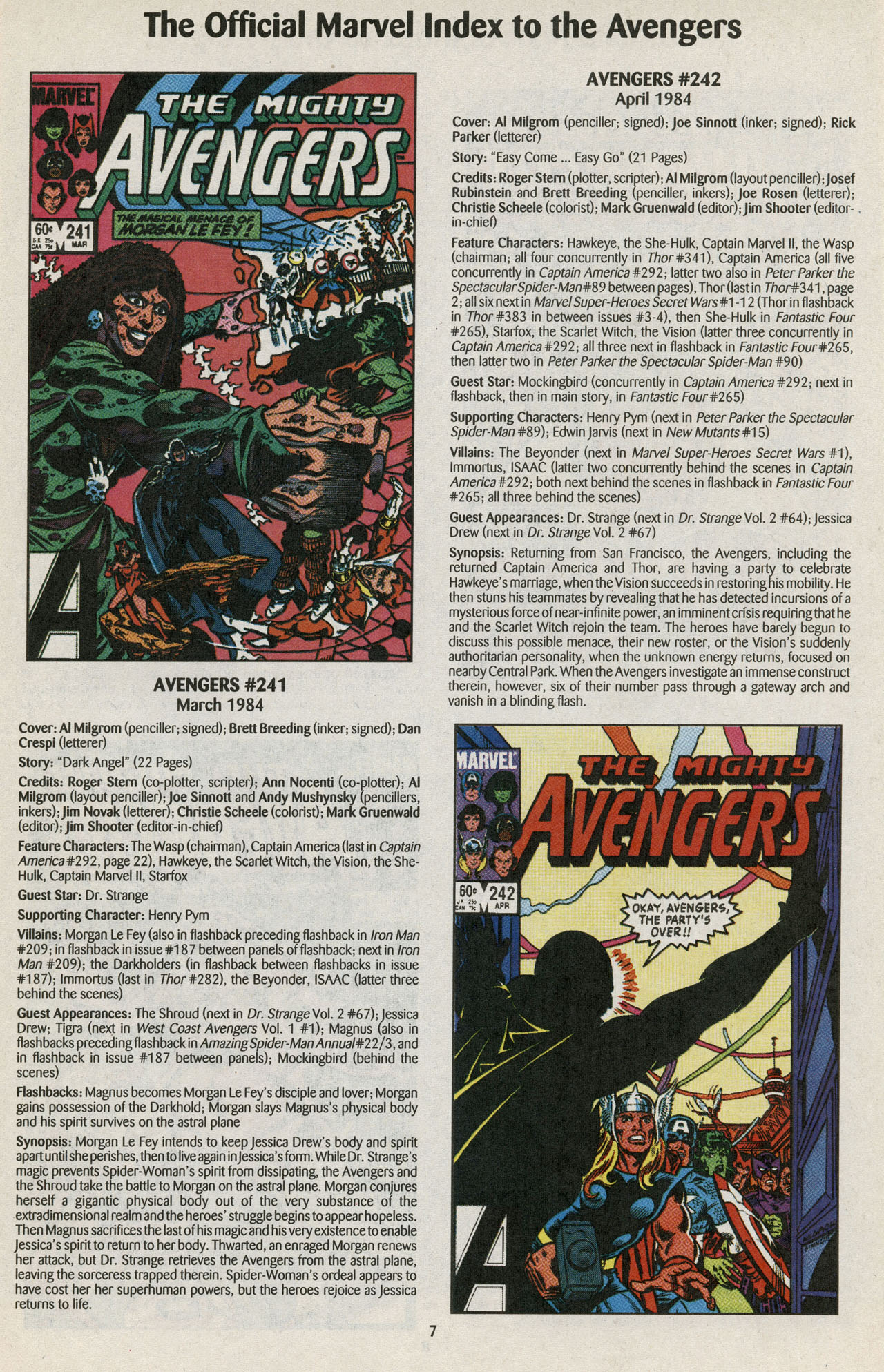 Read online The Official Marvel Index to the Avengers comic -  Issue #5 - 9