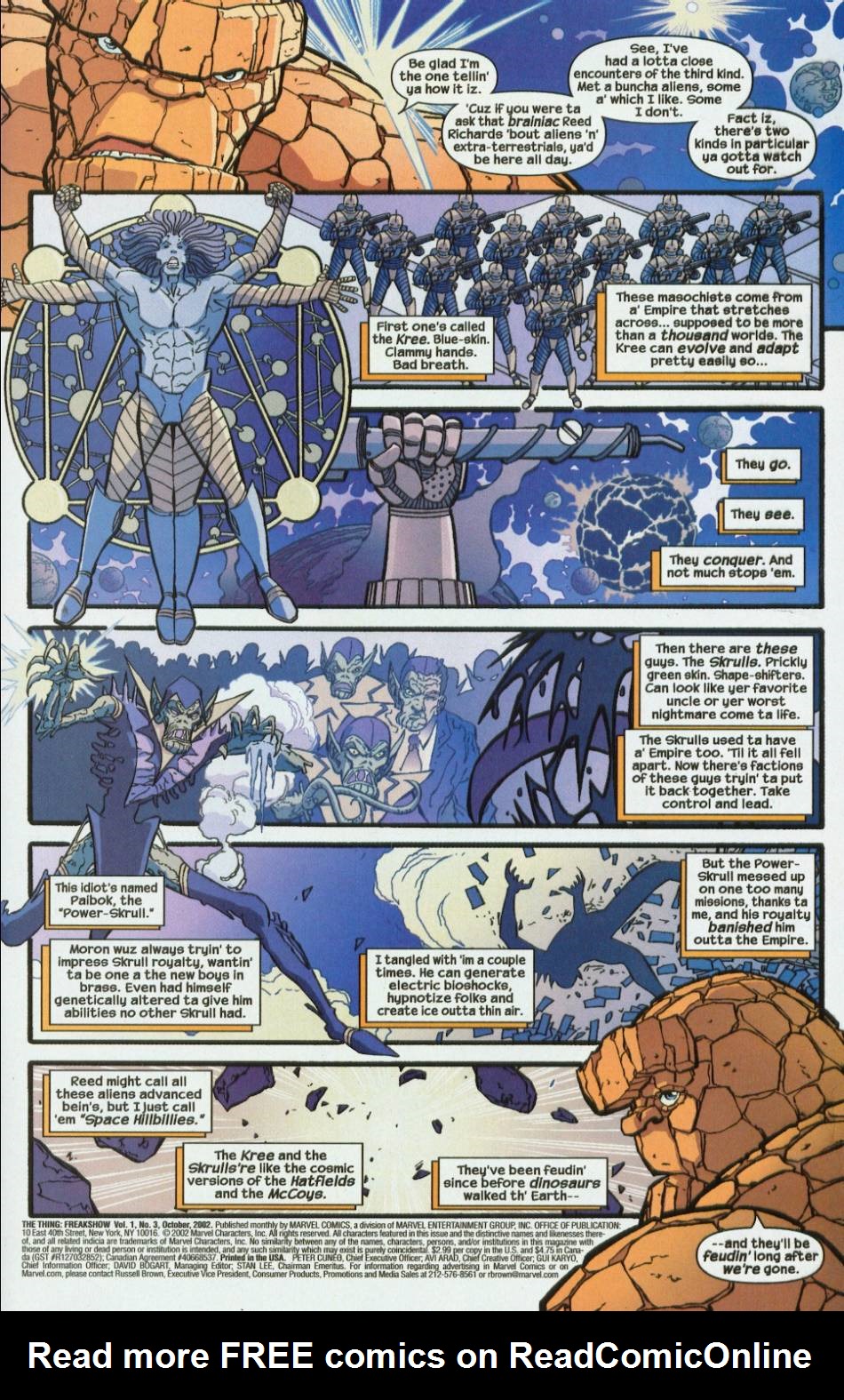 Read online The Thing: Freakshow comic -  Issue #3 - 2