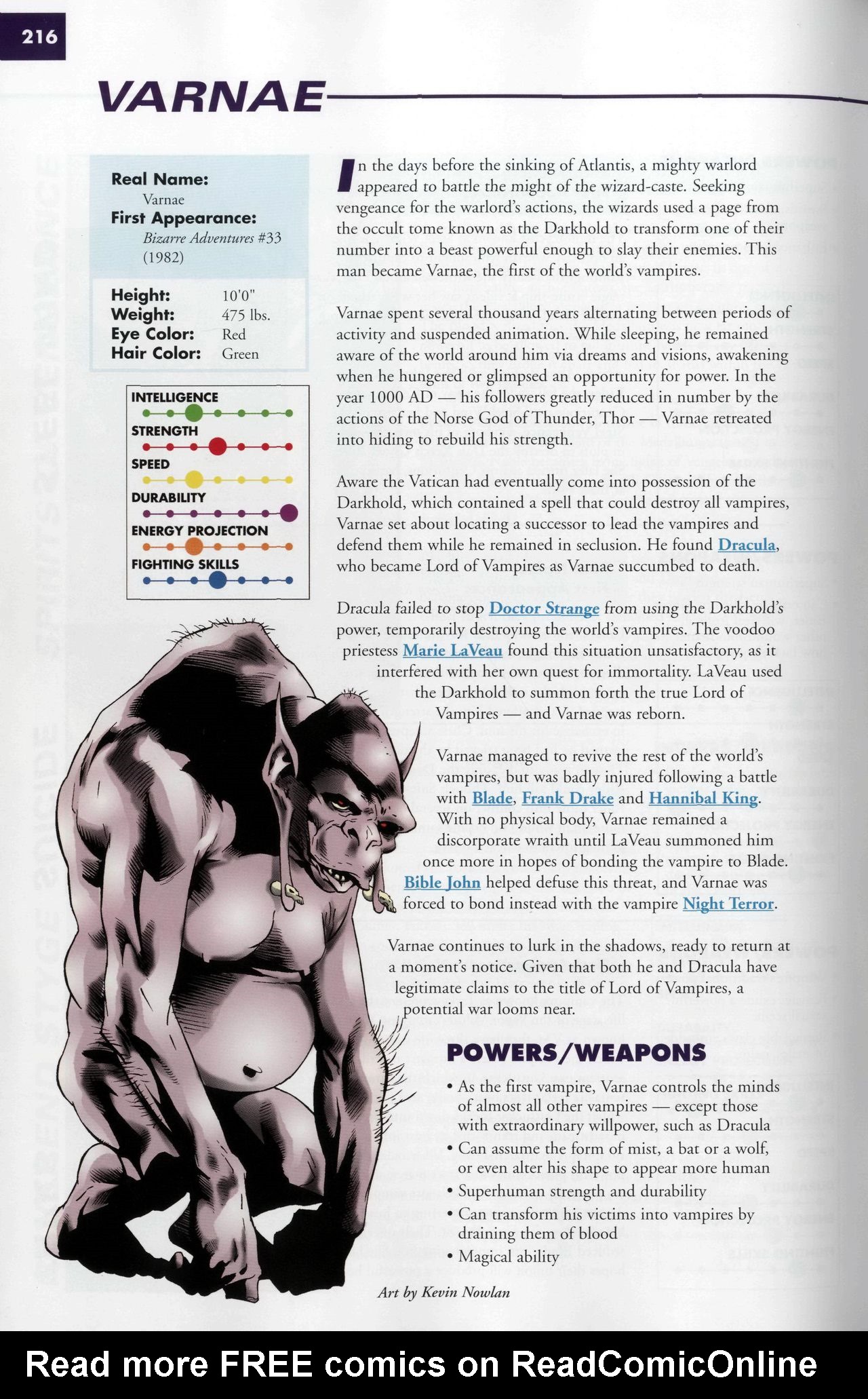Read online Marvel Encyclopedia comic -  Issue # TPB 5 - 219