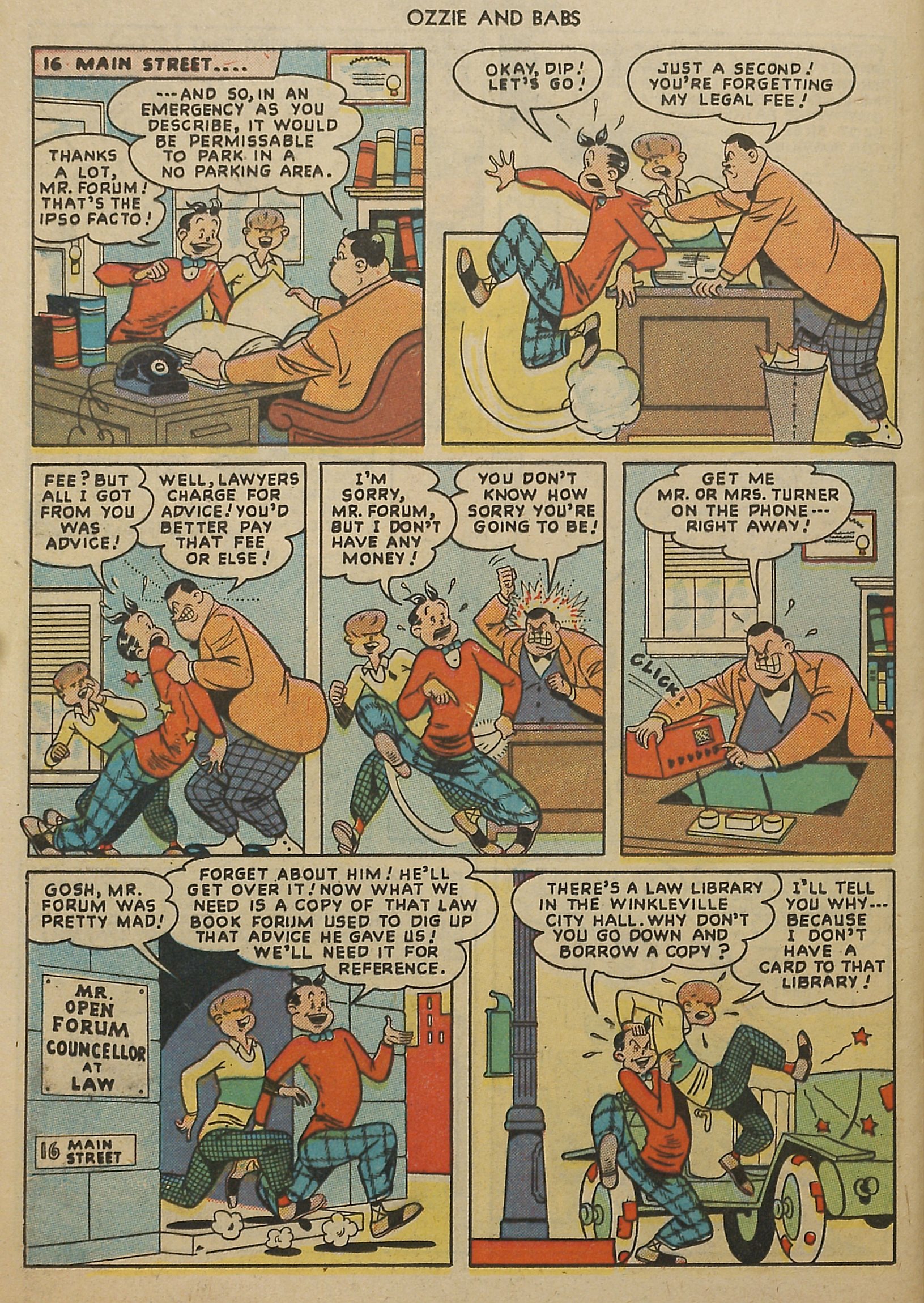 Read online Ozzie And Babs comic -  Issue #12 - 24