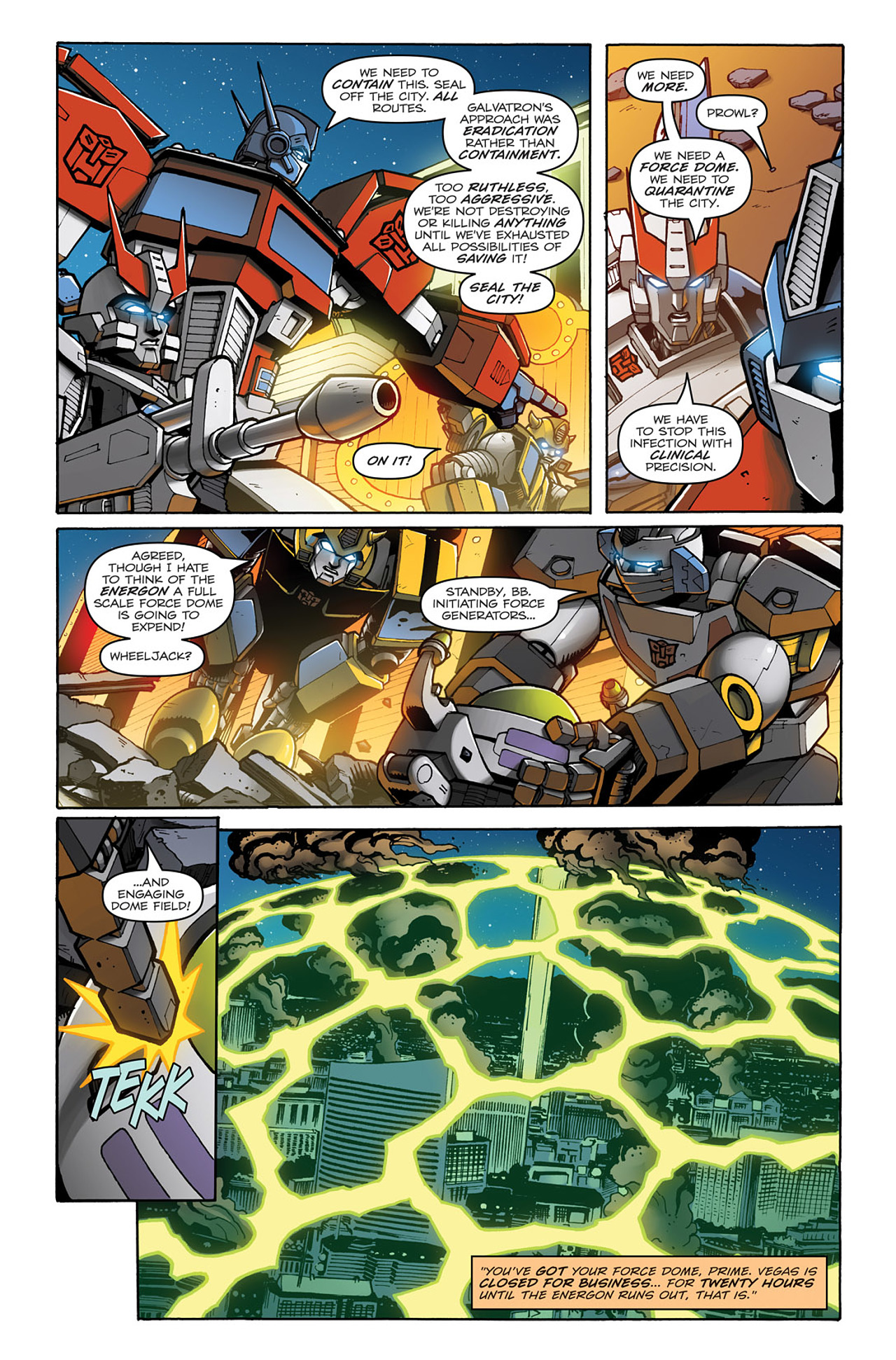Read online Transformers: Infestation comic -  Issue #1 - 20