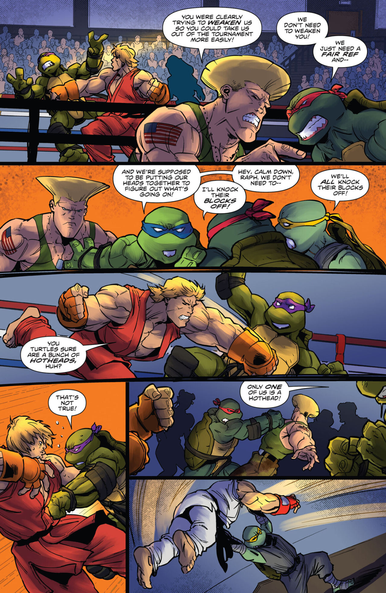 Read online Teenage Mutant Ninja Turtles vs. Street Fighter comic -  Issue #2 - 13