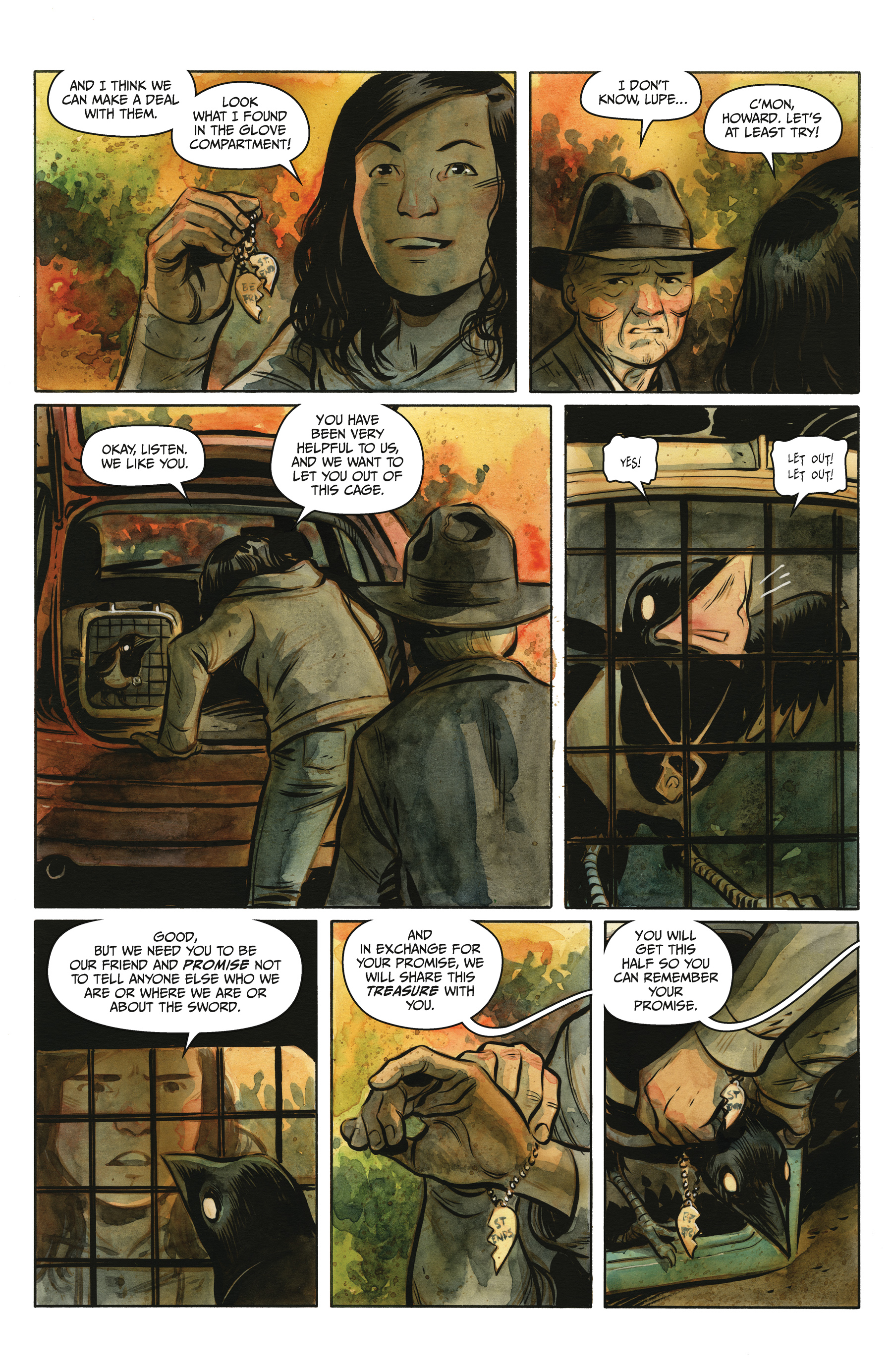 Read online The Lonesome Hunters: The Wolf Child comic -  Issue #1 - 6