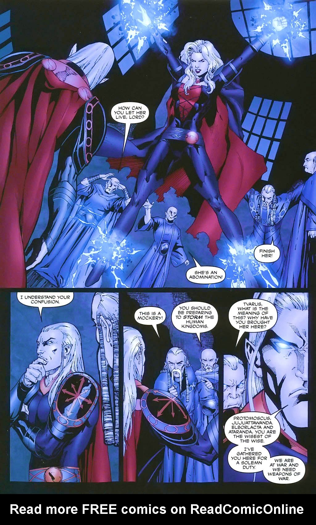 Read online Brian Pulido's Medieval Lady Death:  War of the Winds comic -  Issue #3 - 23