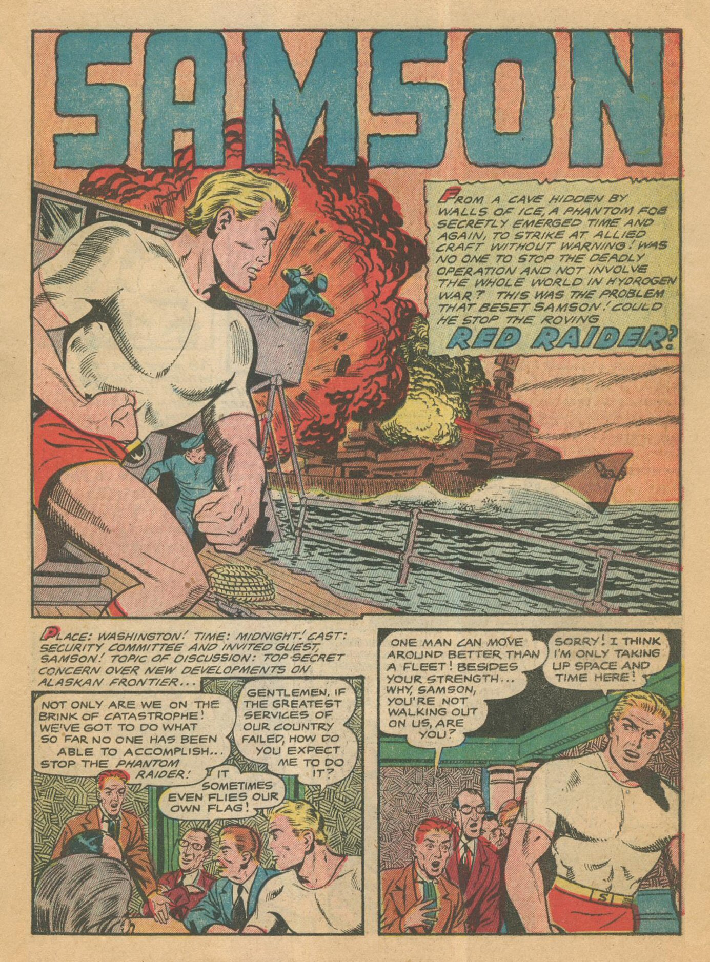 Read online Samson (1955) comic -  Issue #14 - 28