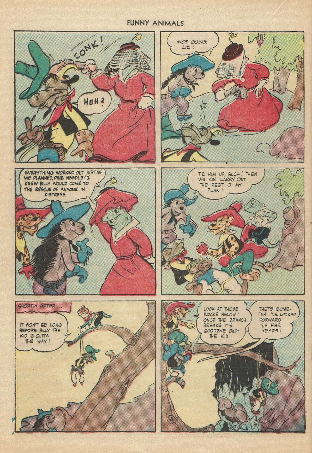 Read online Fawcett's Funny Animals comic -  Issue #39 - 34