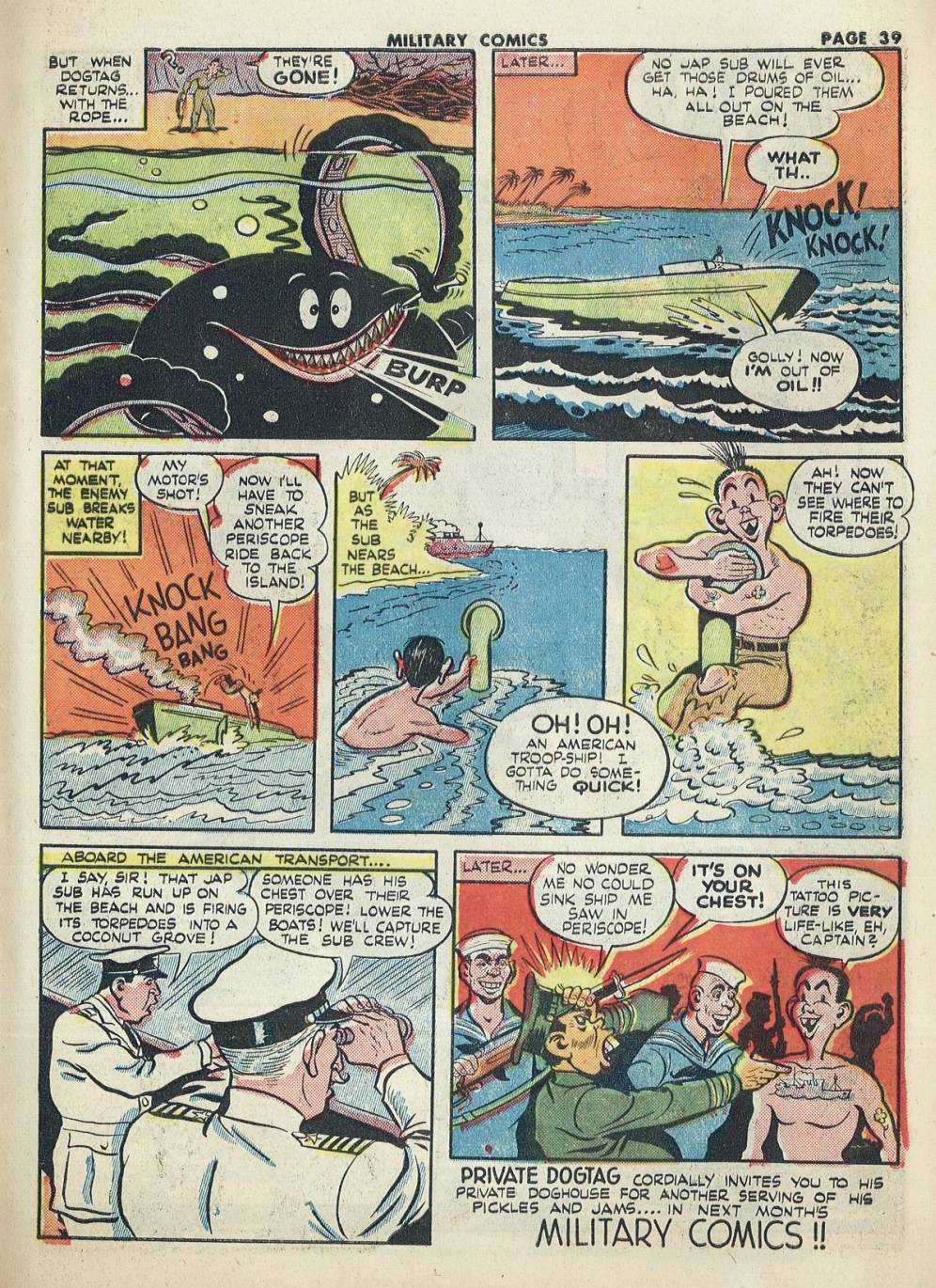 Read online Military Comics comic -  Issue #20 - 41