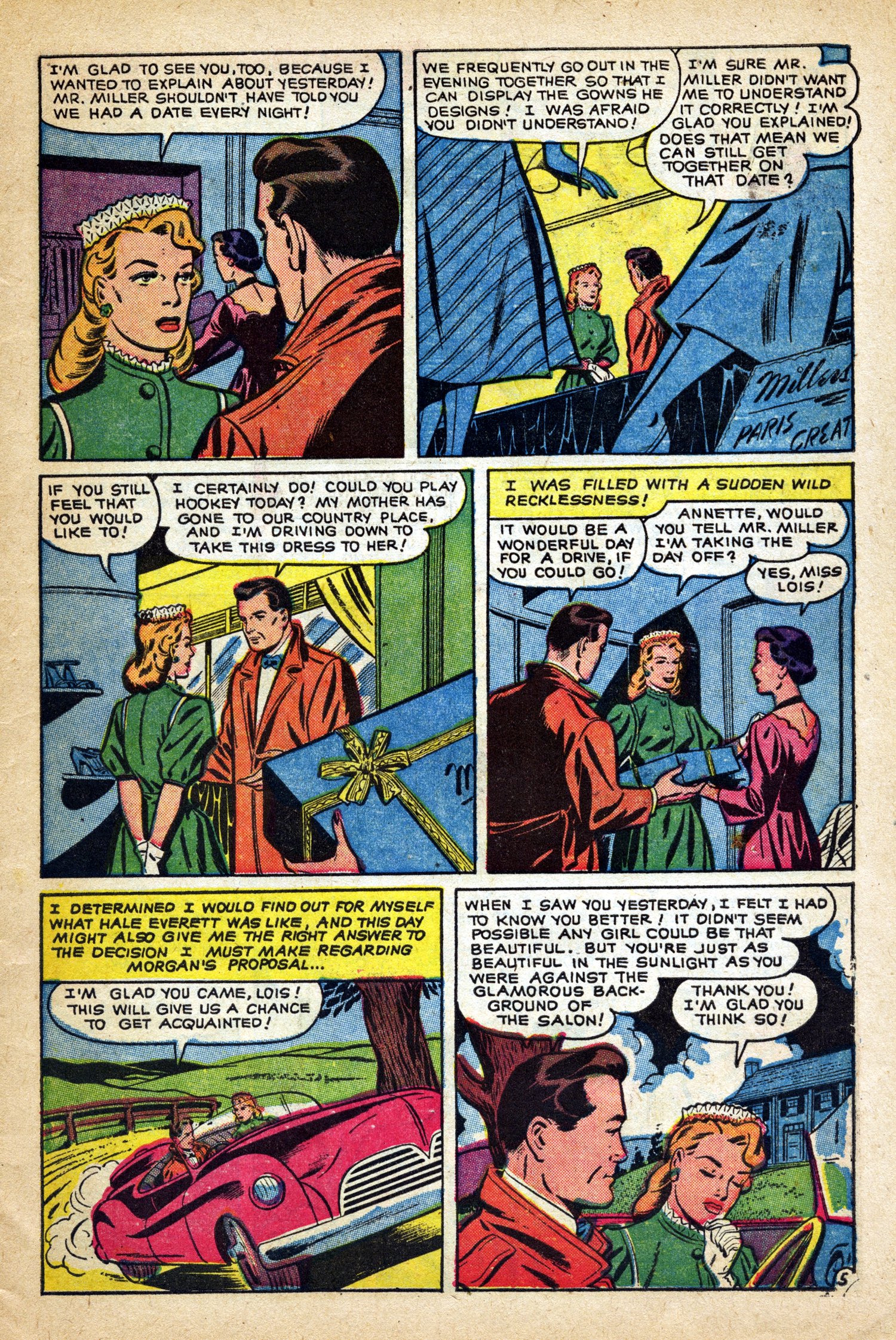 Read online Glamorous Romances comic -  Issue #63 - 7