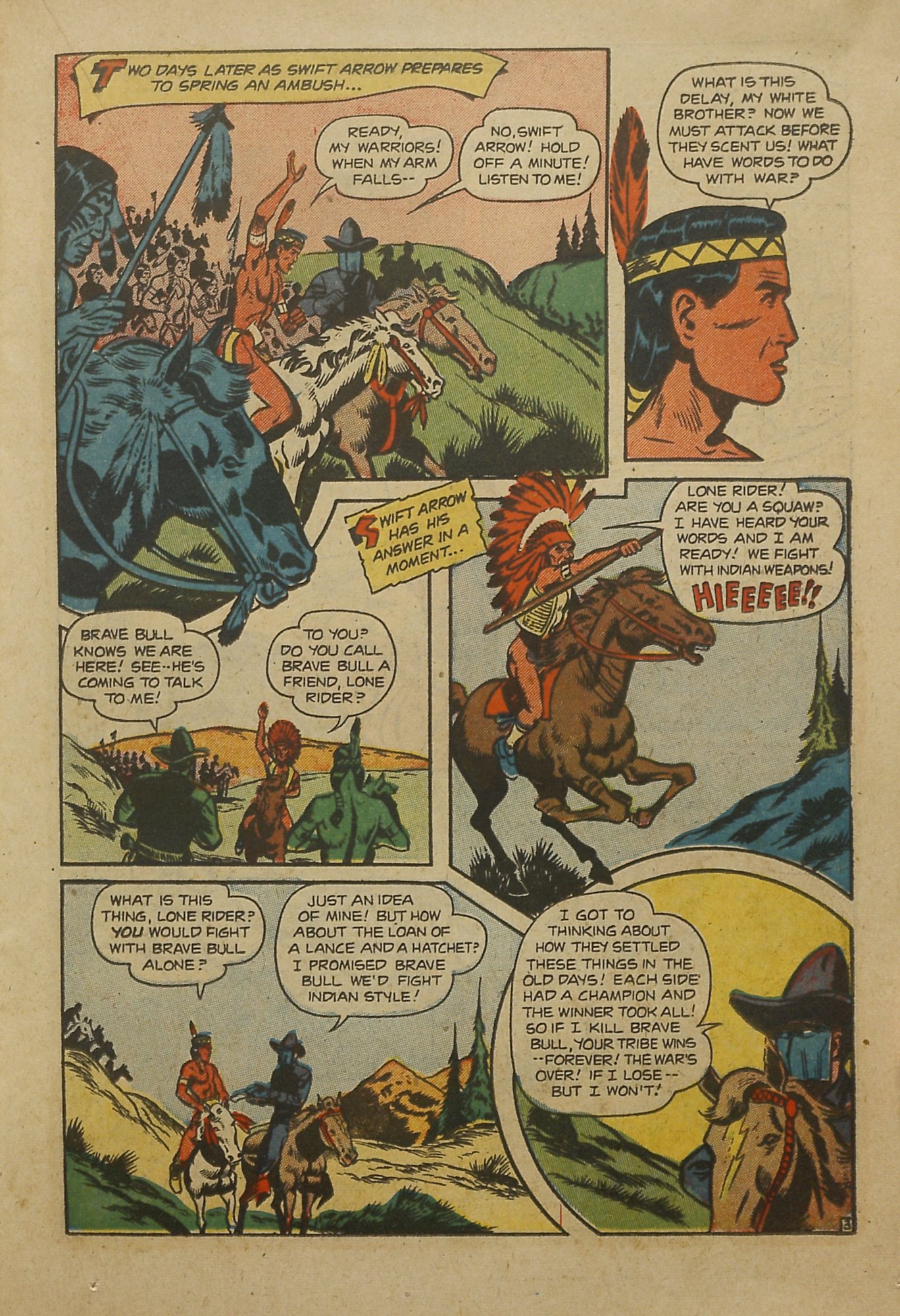 Read online Swift Arrow (1954) comic -  Issue #4 - 13