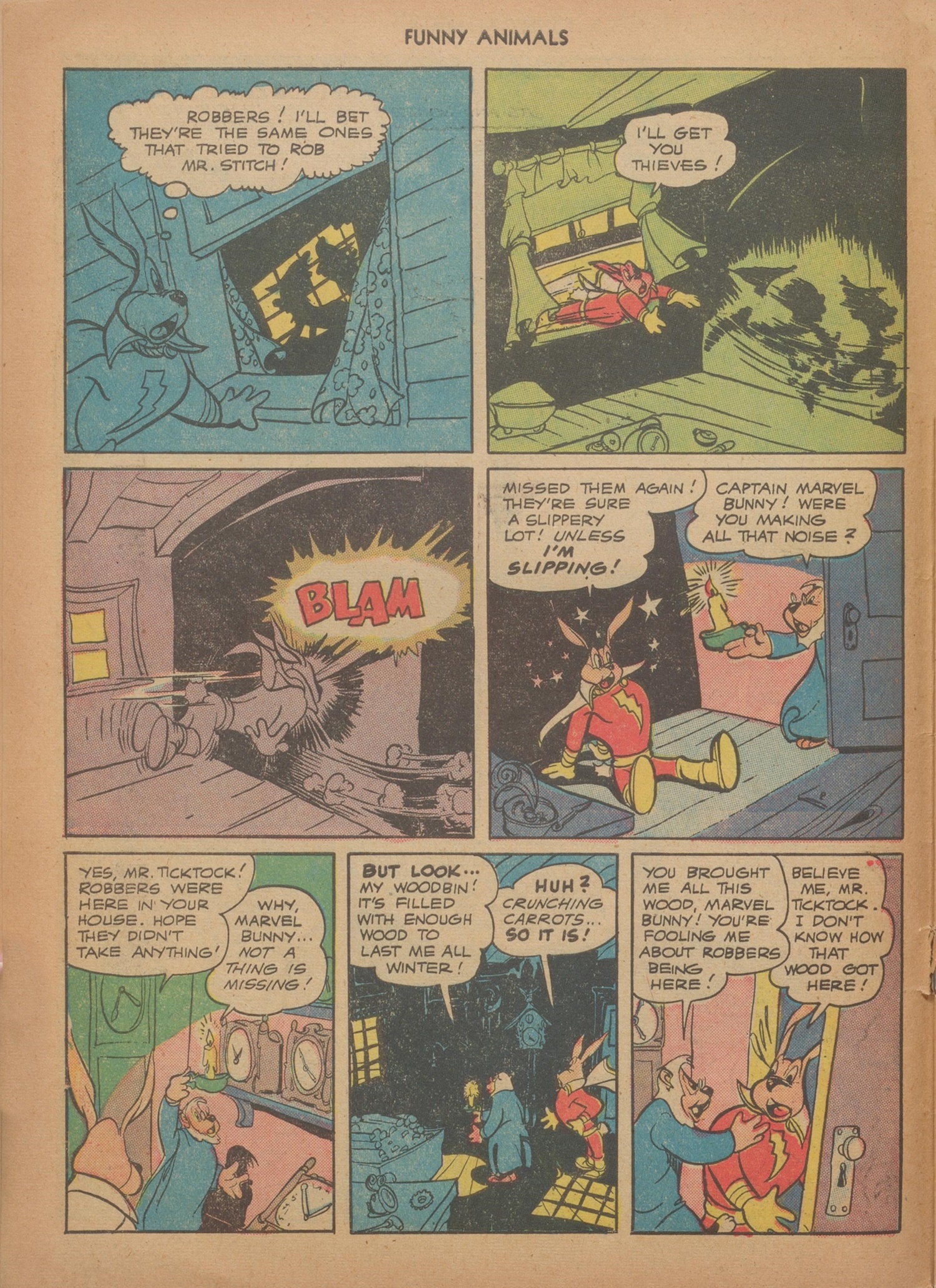 Read online Fawcett's Funny Animals comic -  Issue #58 - 6