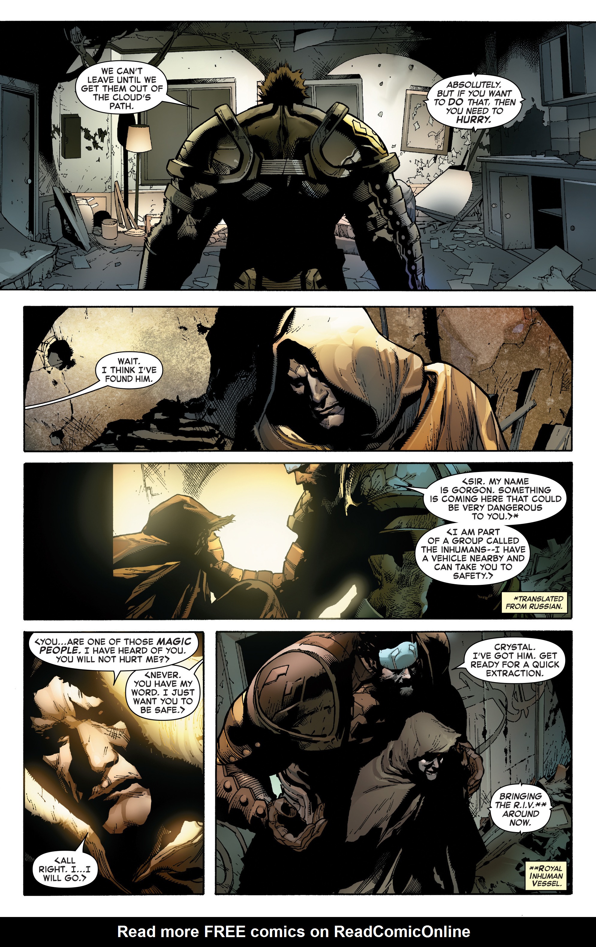 Read online Inhumans Vs. X-Men comic -  Issue #1 - 17
