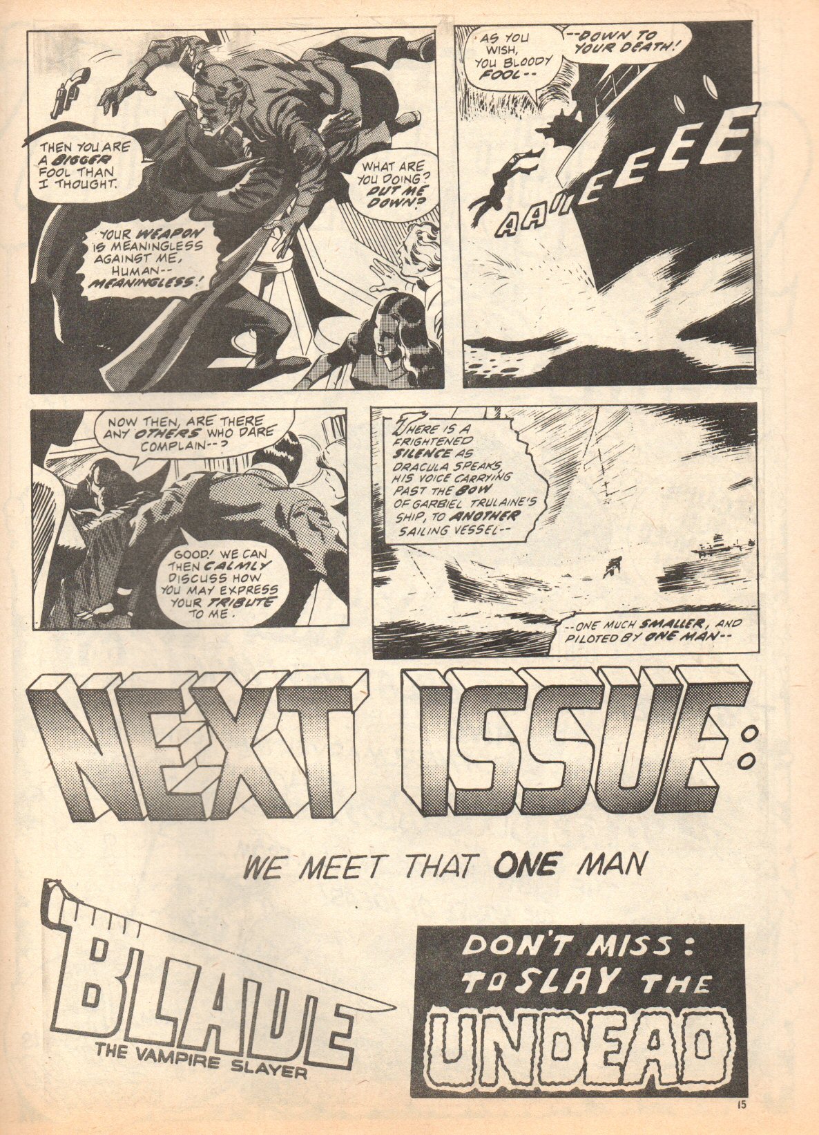 Read online Dracula Lives (1974) comic -  Issue #20 - 15