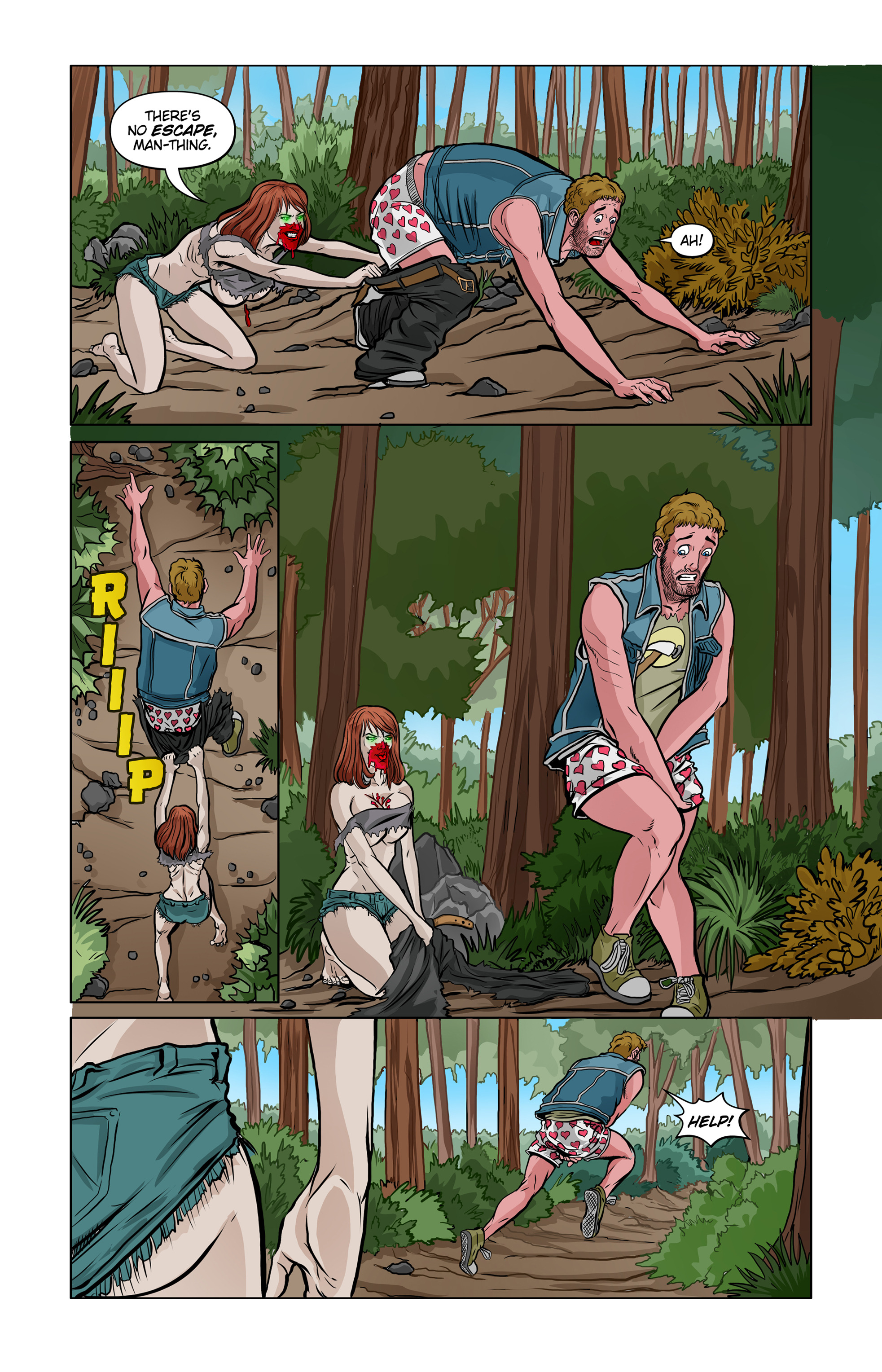 Read online Lesbian Zombies from Outer Space comic -  Issue #6 - 11