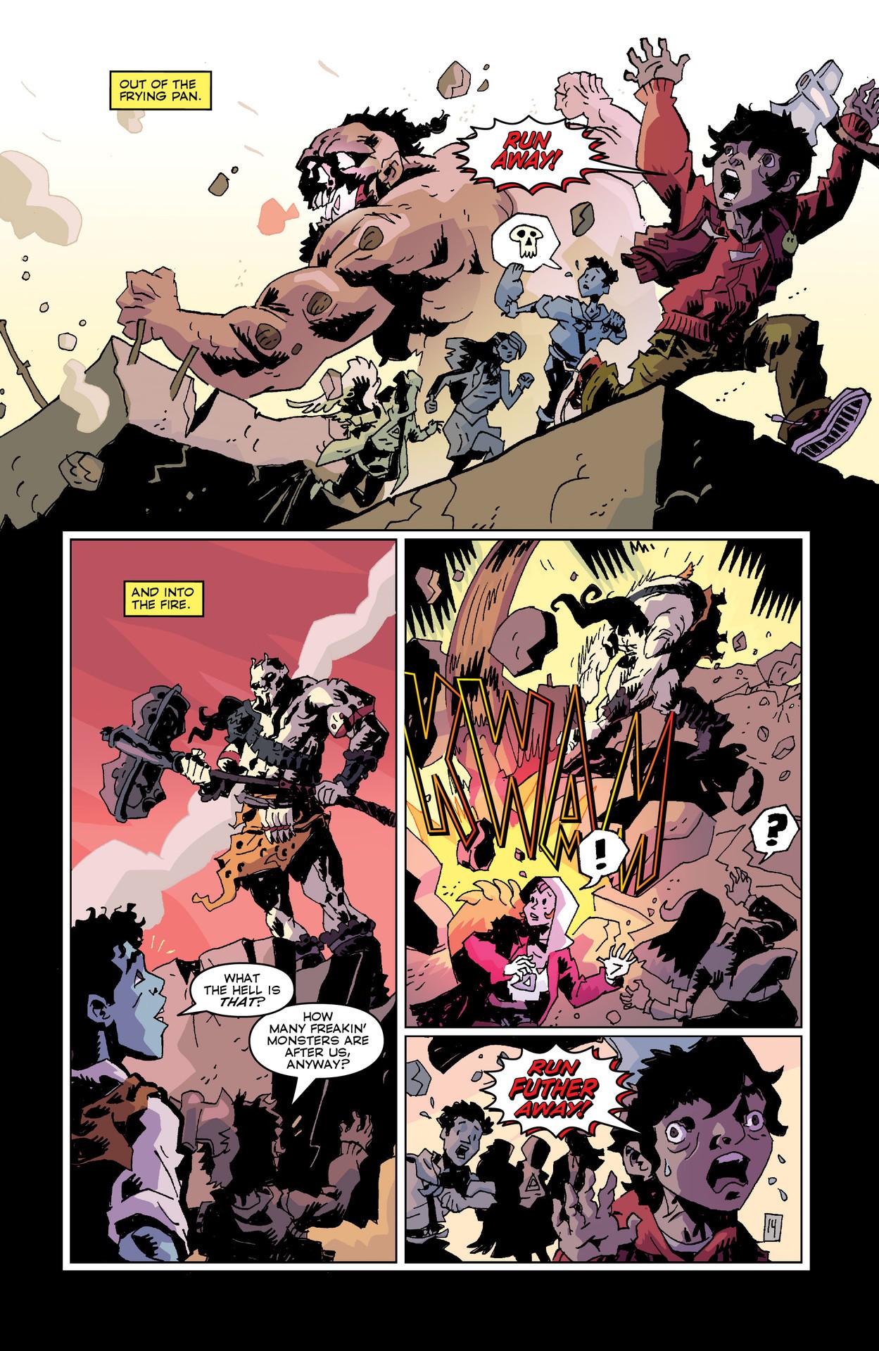 Read online In Hell We Fight! comic -  Issue #4 - 14