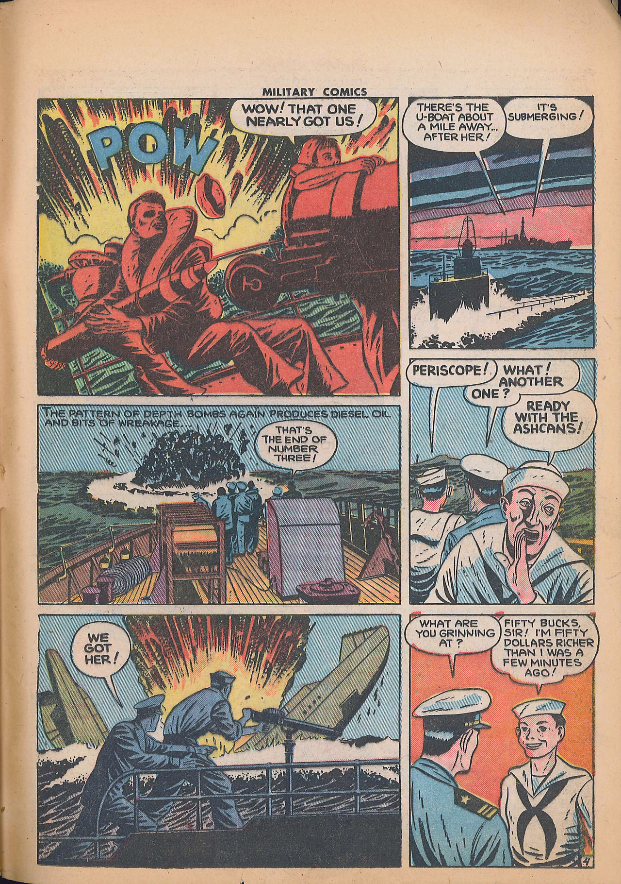 Read online Military Comics comic -  Issue #25 - 55
