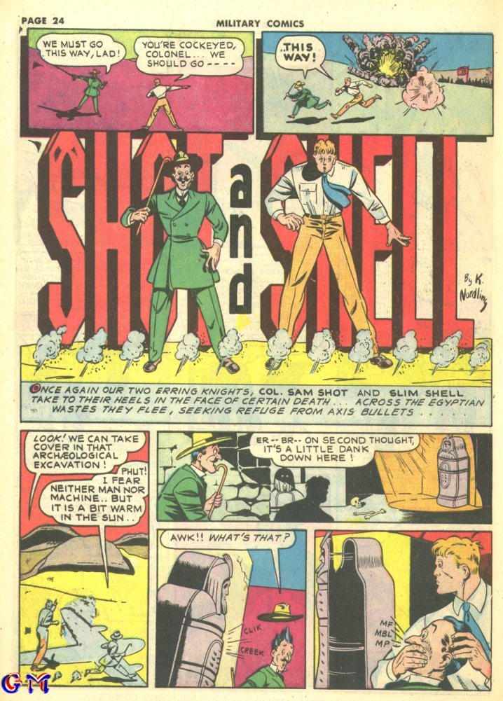 Read online Military Comics comic -  Issue #10 - 26