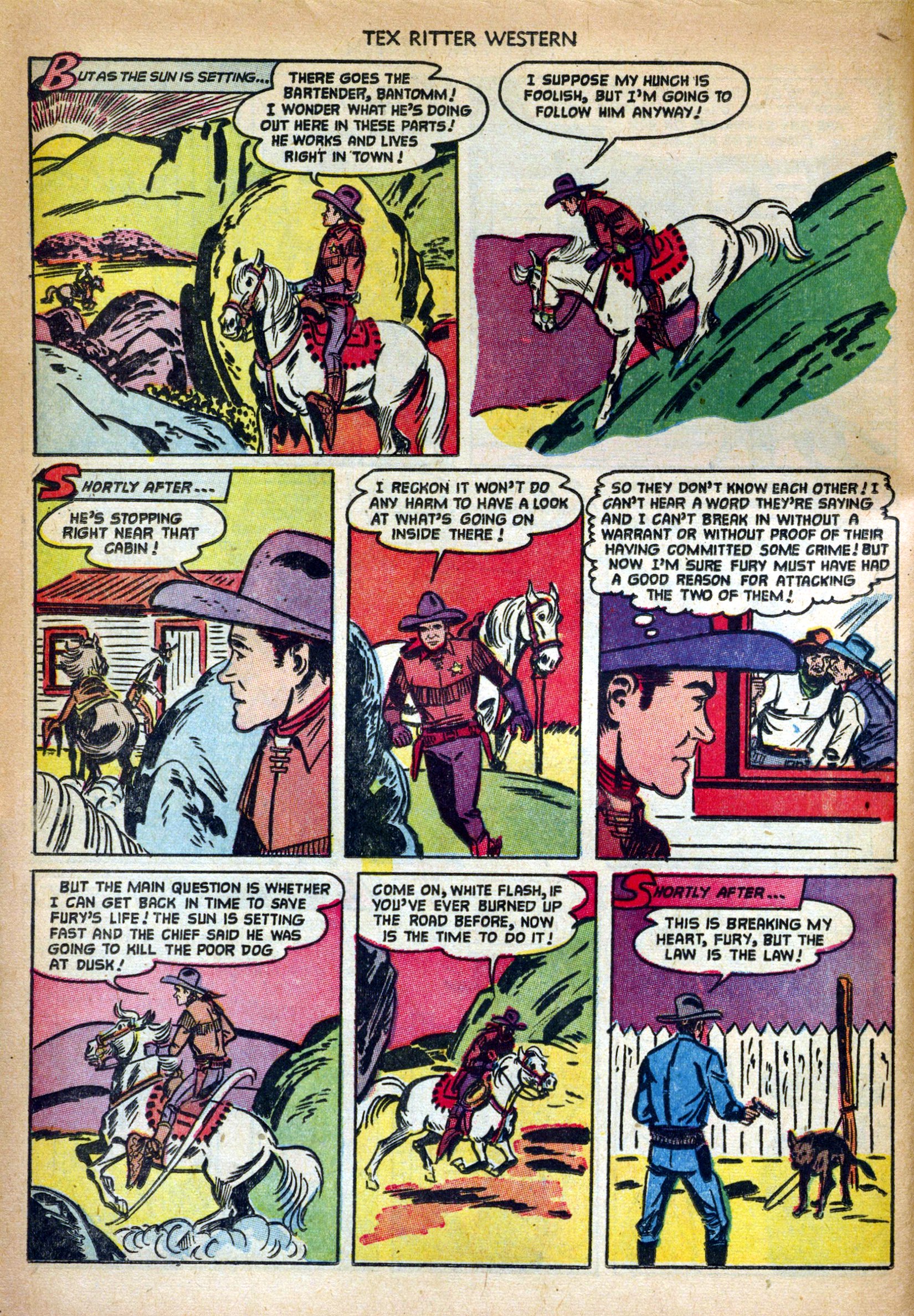 Read online Tex Ritter Western comic -  Issue #14 - 8