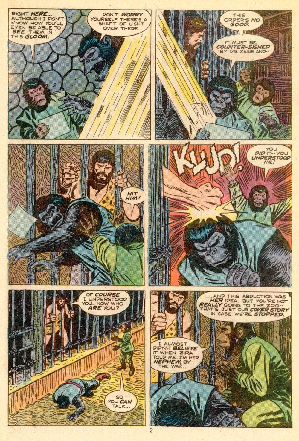 Read online Adventures on the Planet of the Apes comic -  Issue #5 - 3