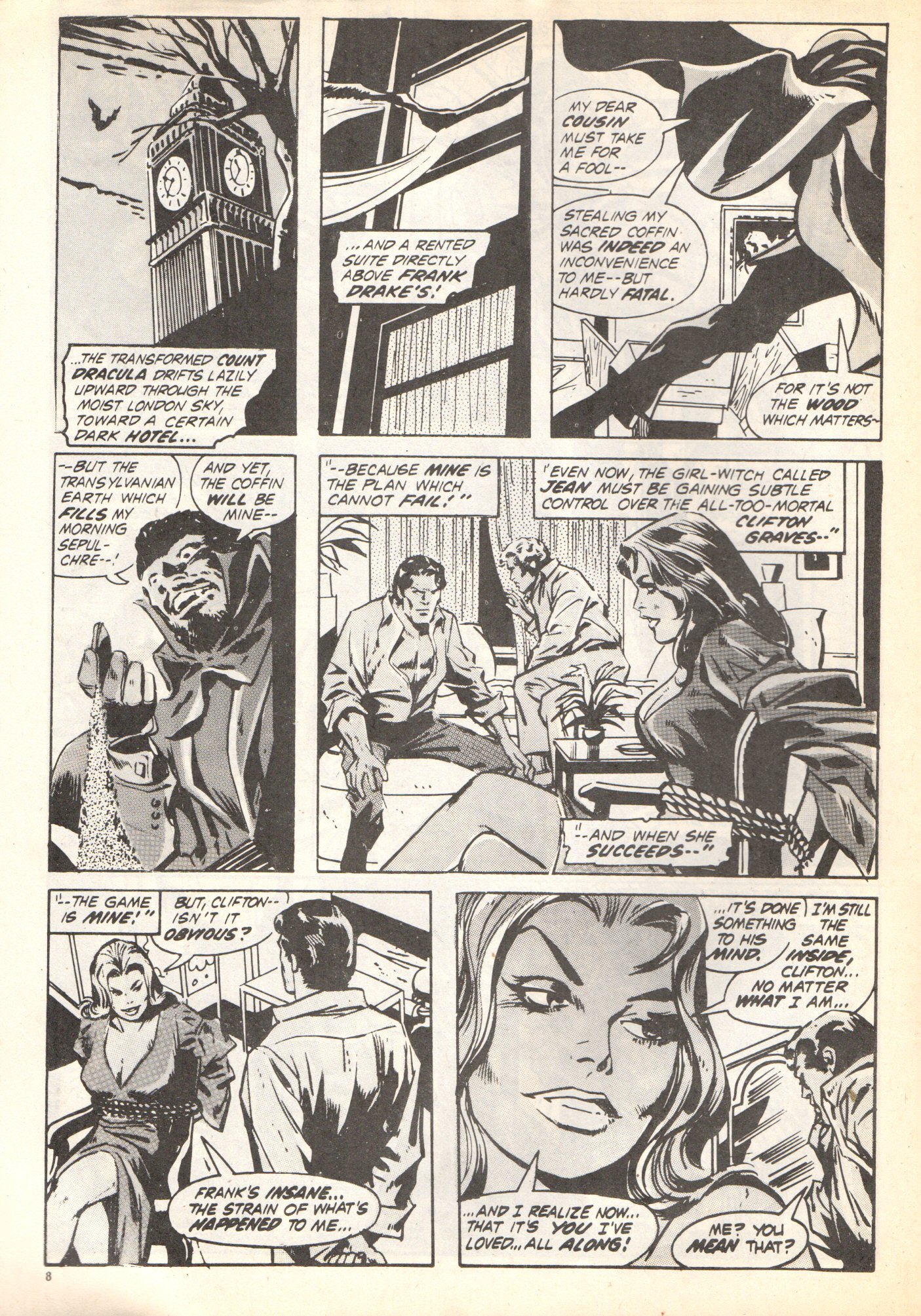 Read online Dracula Lives (1974) comic -  Issue #4 - 8