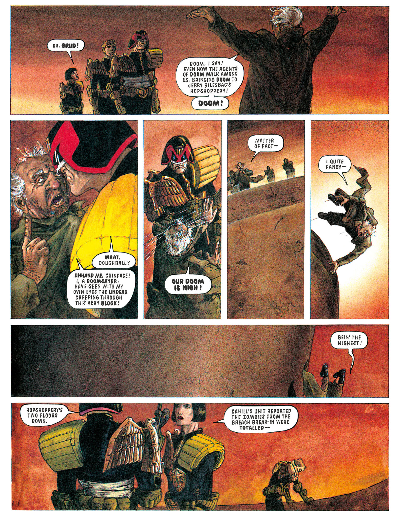 Read online Essential Judge Dredd: Judgement Day comic -  Issue # TPB - 75