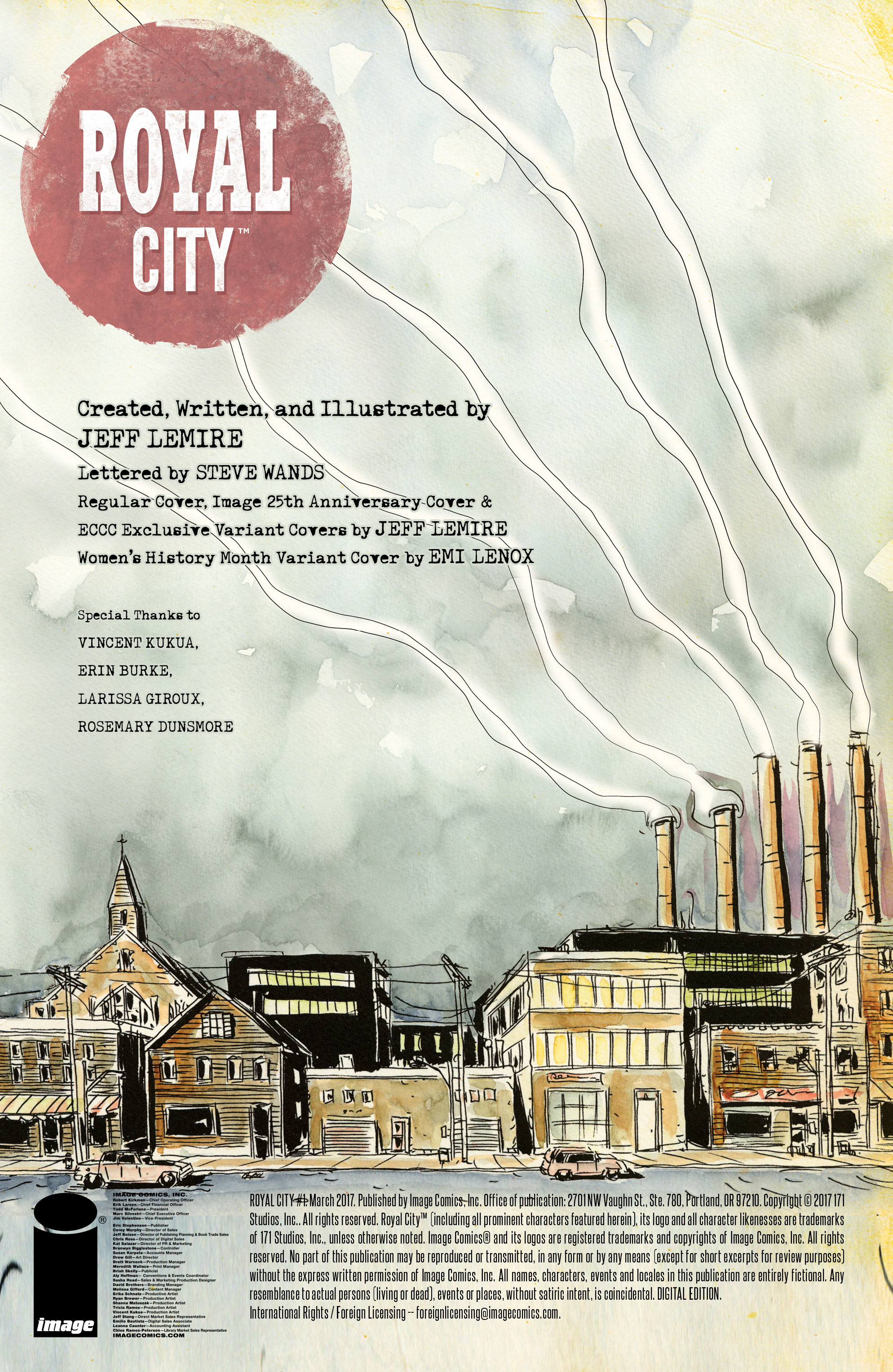 Read online Royal City comic -  Issue #1 - 2