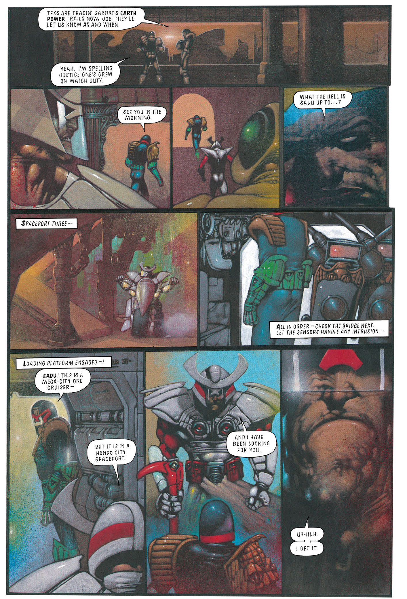 Read online Essential Judge Dredd: Judgement Day comic -  Issue # TPB - 91