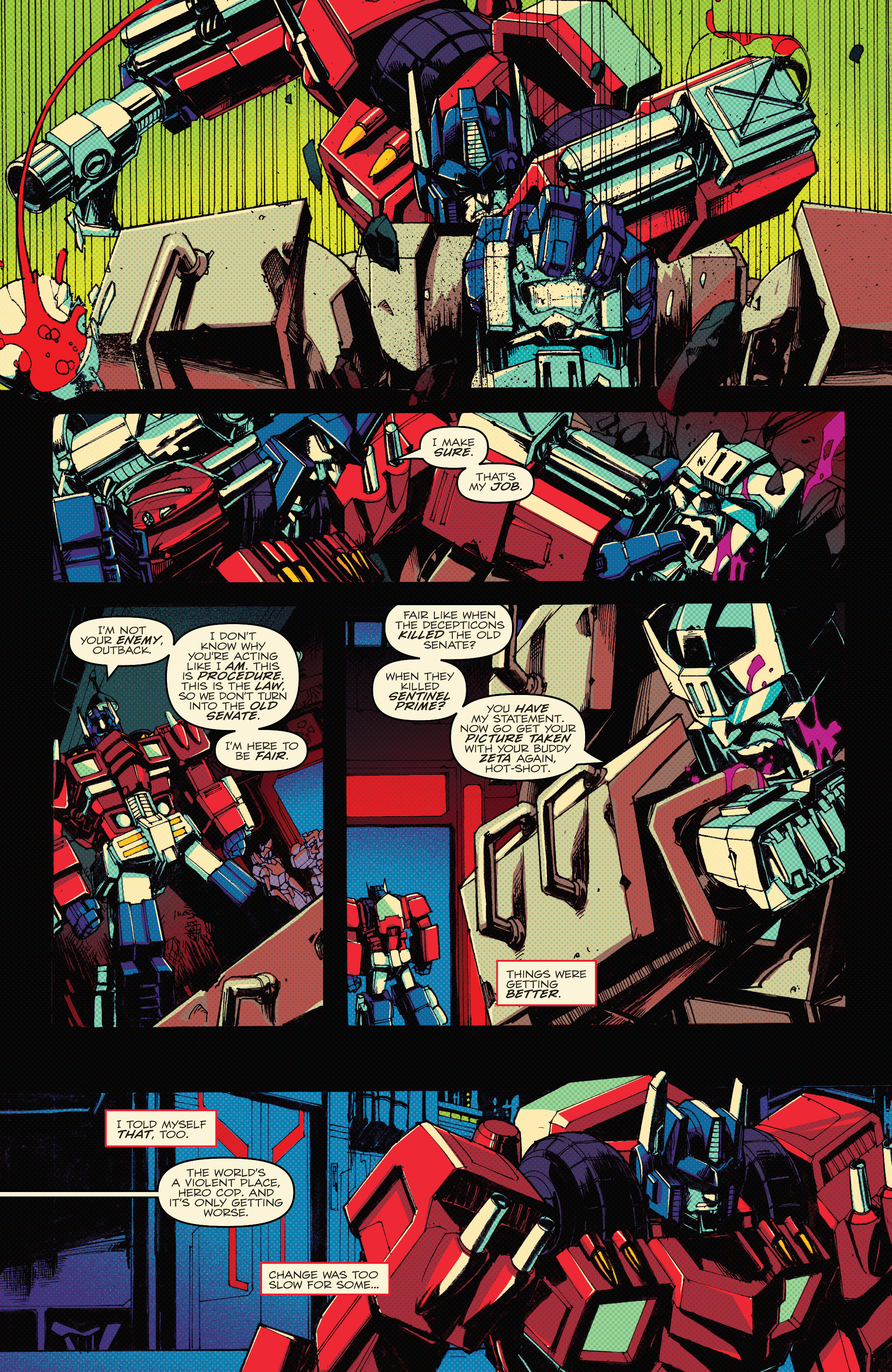 Read online Optimus Prime comic -  Issue #1 - 15