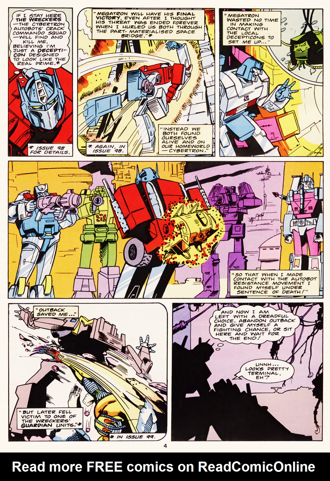 Read online The Transformers (UK) comic -  Issue #100 - 4
