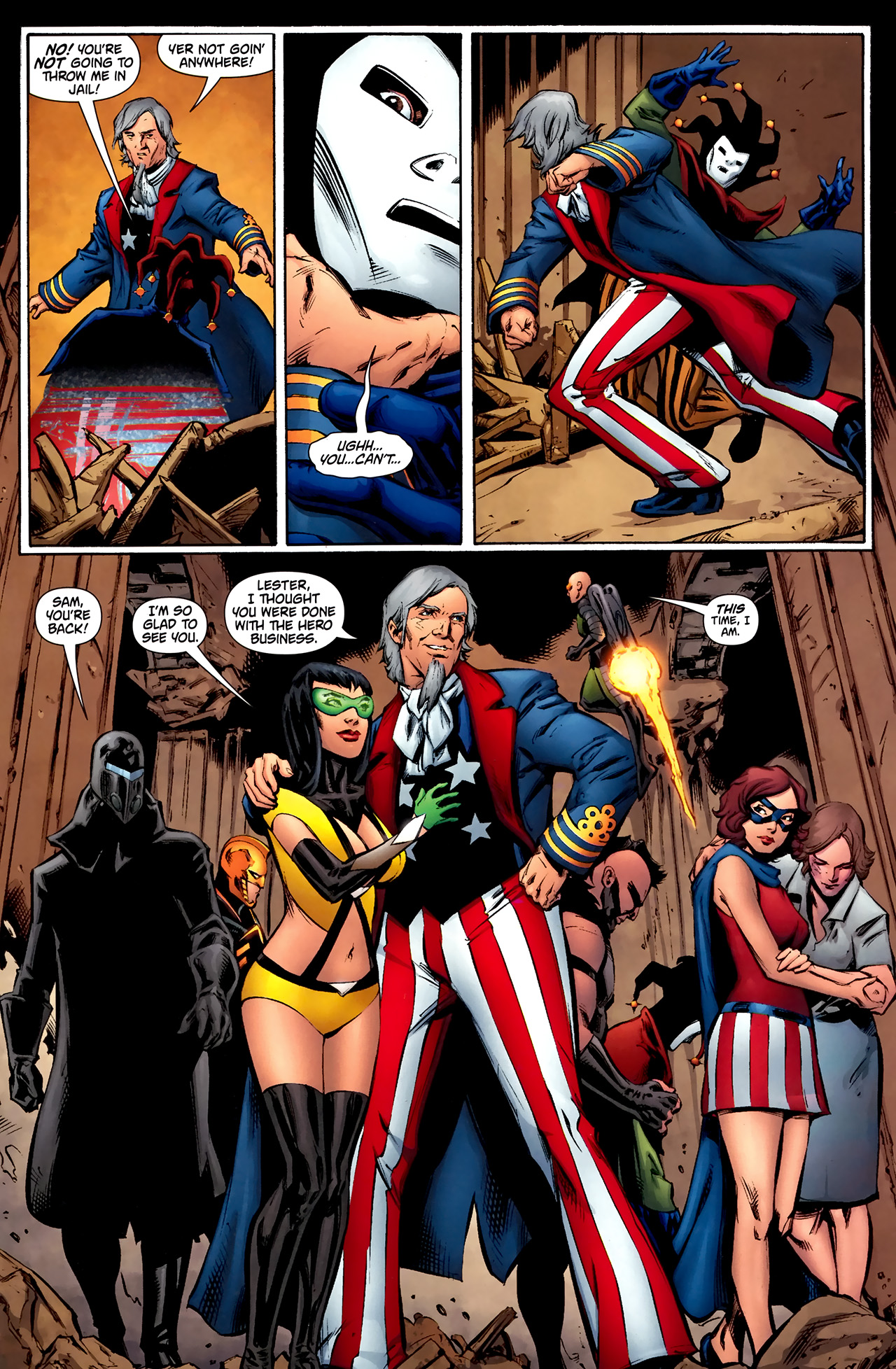 Read online Freedom Fighters (2010) comic -  Issue #8 - 10