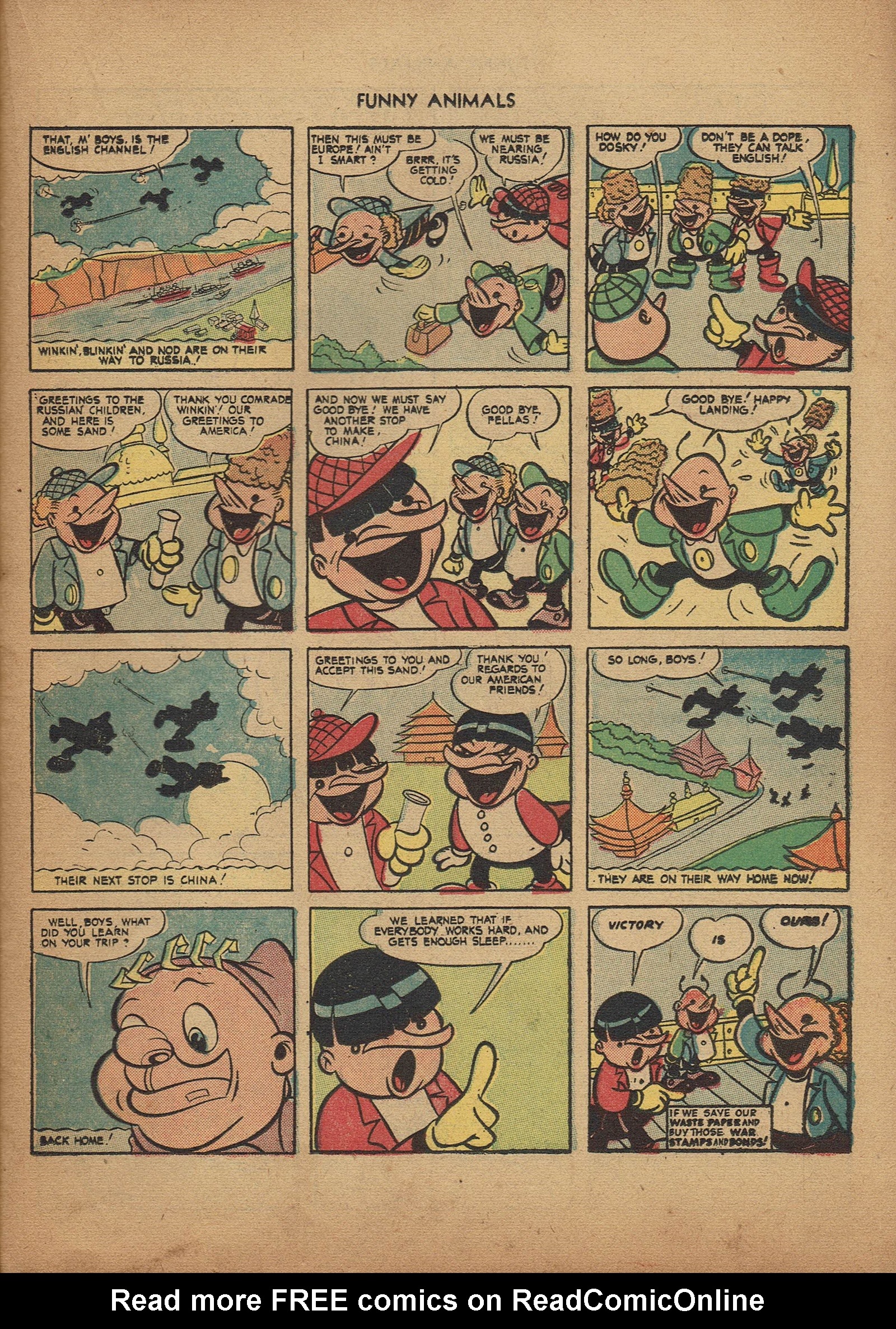 Read online Fawcett's Funny Animals comic -  Issue #22 - 27
