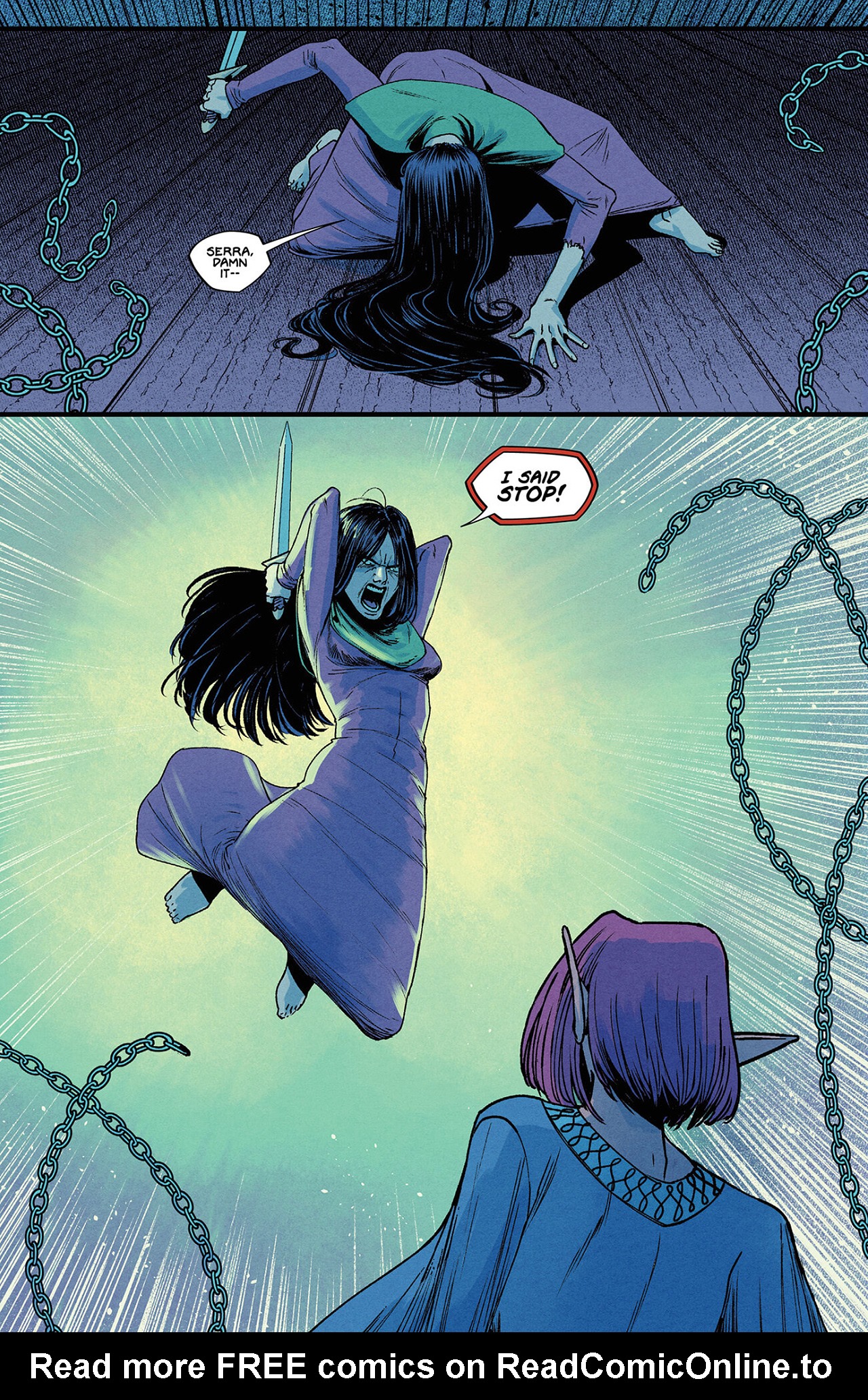 Read online Queen of Swords: A Barbaric Story comic -  Issue #3 - 6