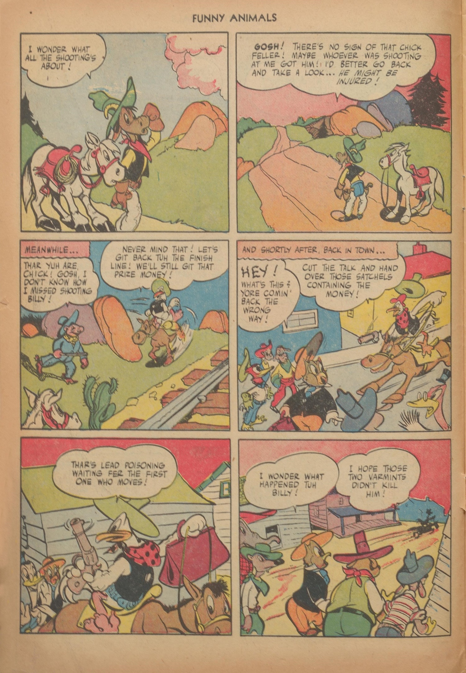 Read online Fawcett's Funny Animals comic -  Issue #51 - 6