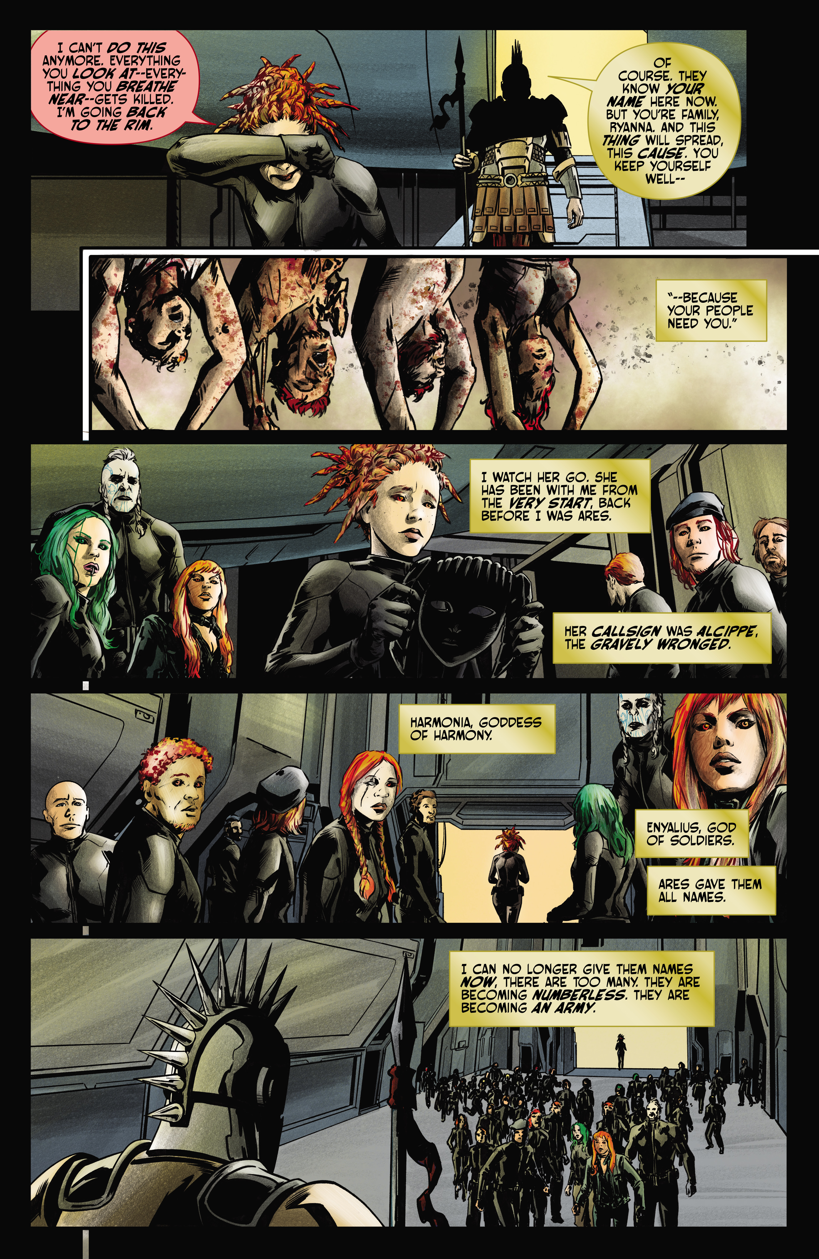 Read online Pierce Brown's Red Rising: Sons of Ares: Forbidden Song comic -  Issue # TPB - 119