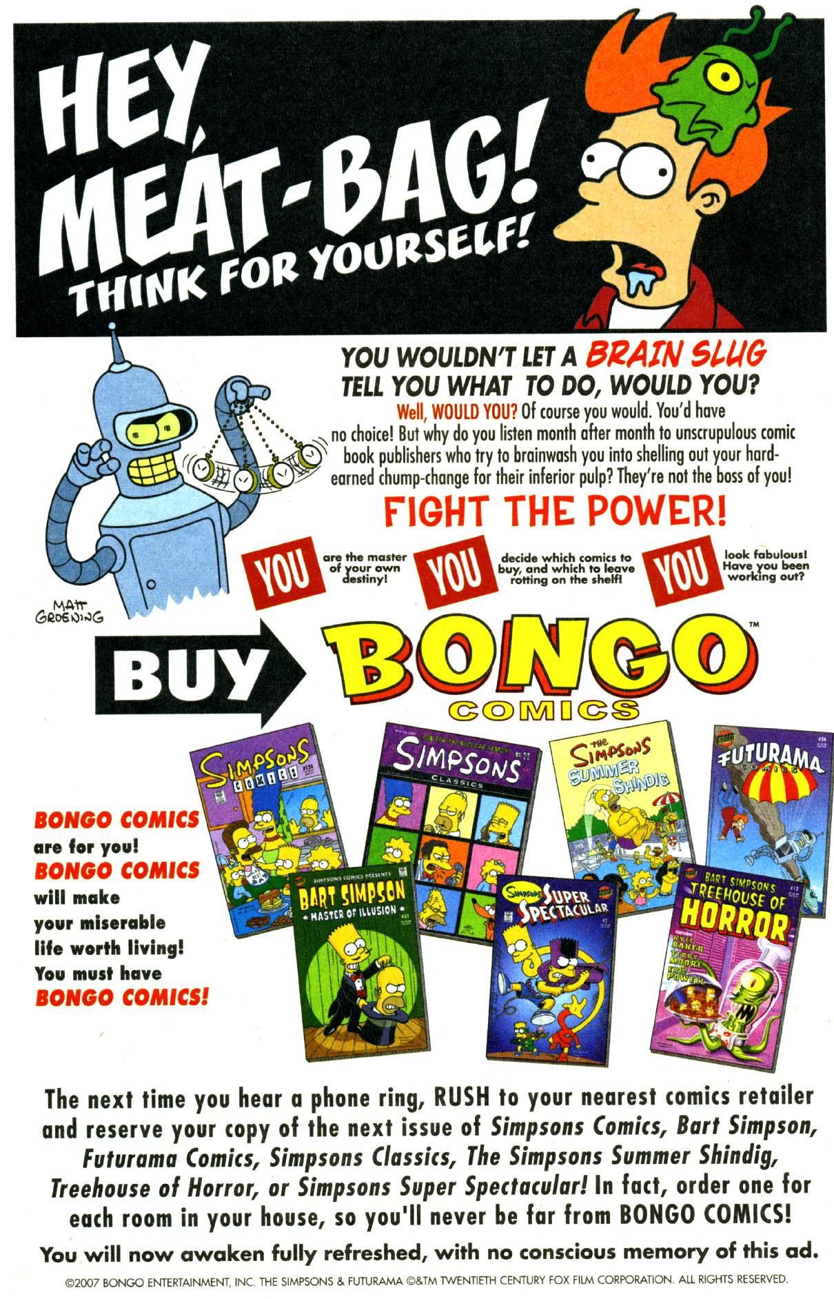 Read online Bongo Comics Free-For-All! comic -  Issue #2007 - 17