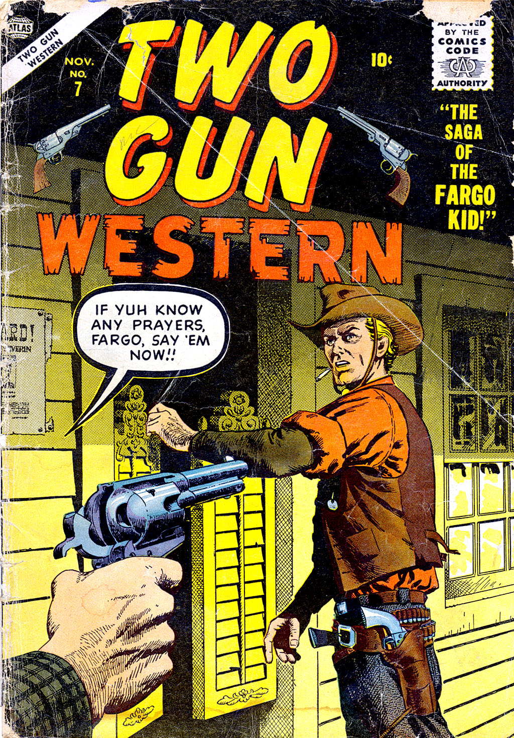 Read online Two Gun Western comic -  Issue #7 - 1