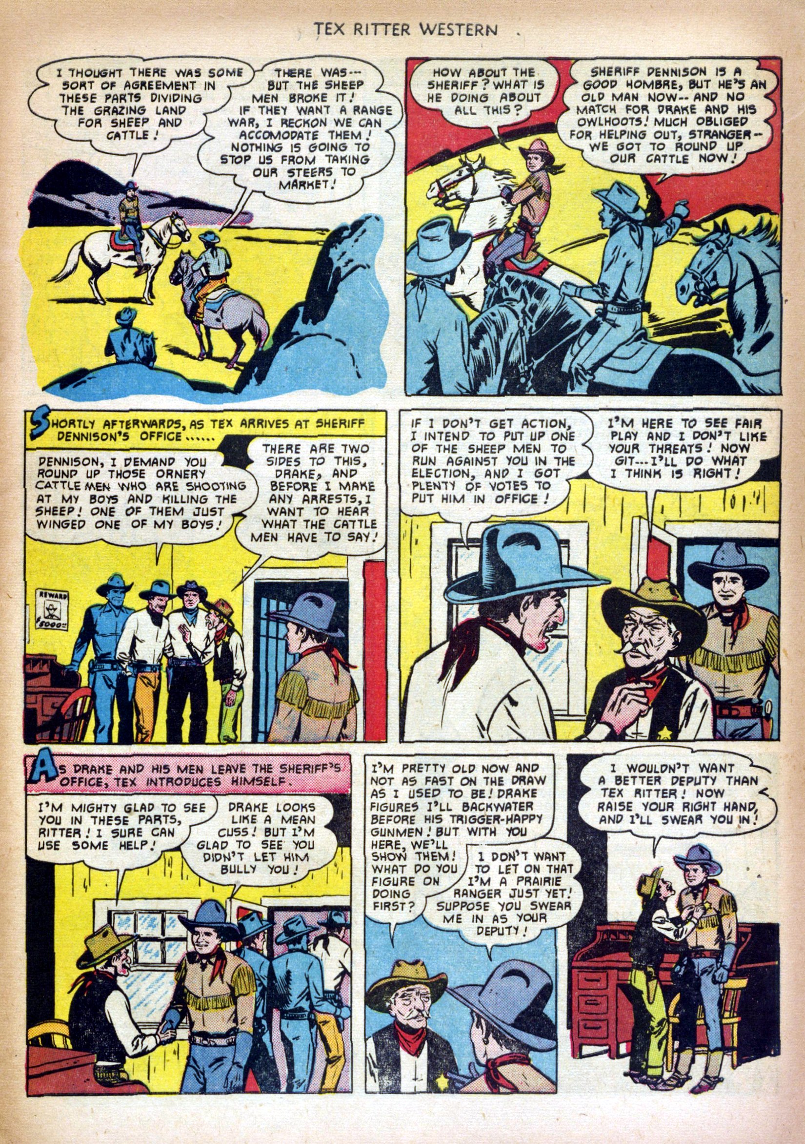 Read online Tex Ritter Western comic -  Issue #5 - 5