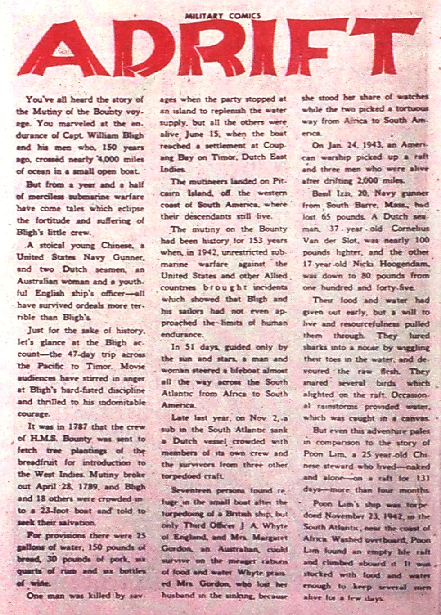 Read online Military Comics comic -  Issue #39 - 40