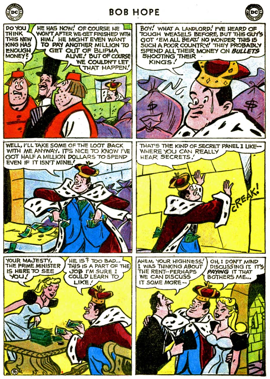 Read online The Adventures of Bob Hope comic -  Issue #58 - 20