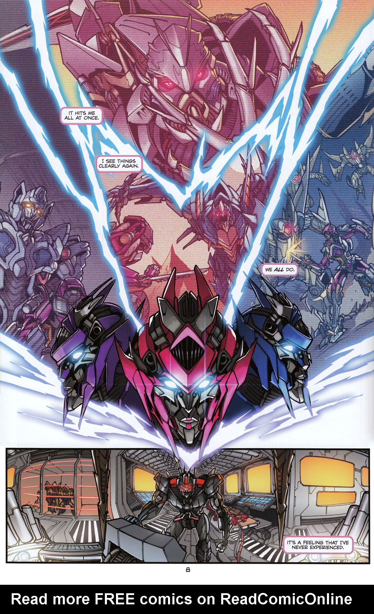 Read online Transformers: Tales of The Fallen comic -  Issue #6 - 10