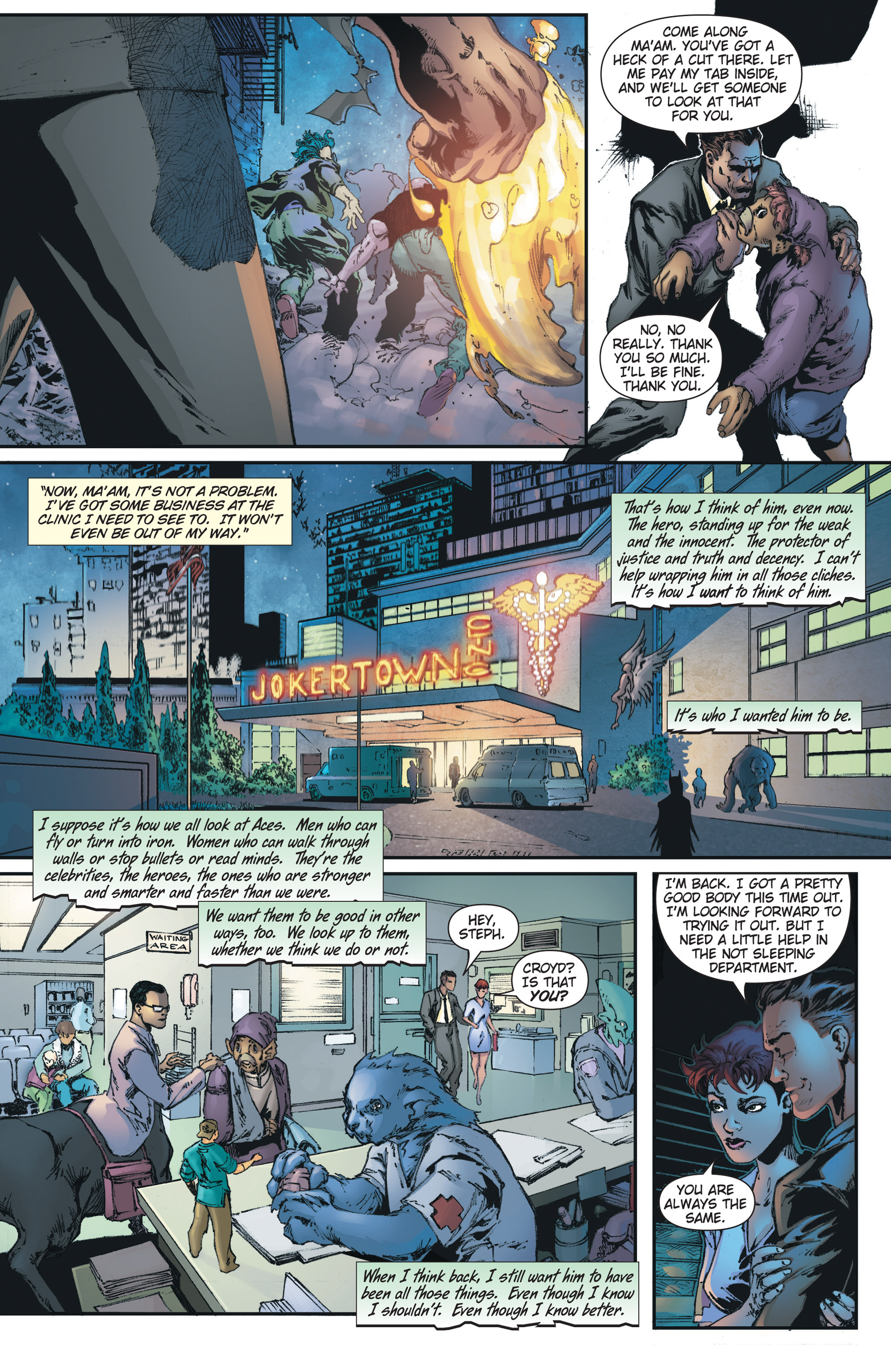 Read online George R.R. Martin's Wild Cards: The Hard Call comic -  Issue # _TPB (Part 1) - 9